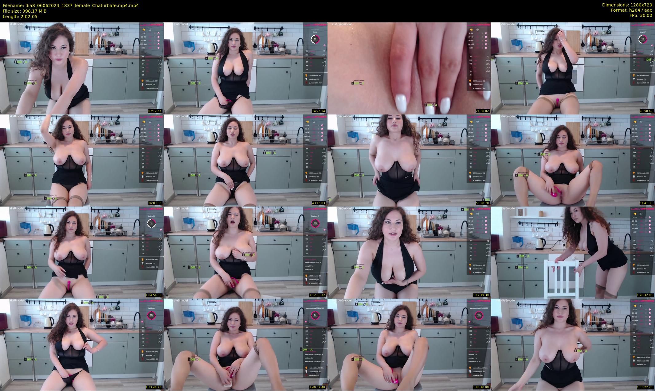 dia8 — 123 minute Chaturbate female cam show recording, 720p, Jun 6, 2024