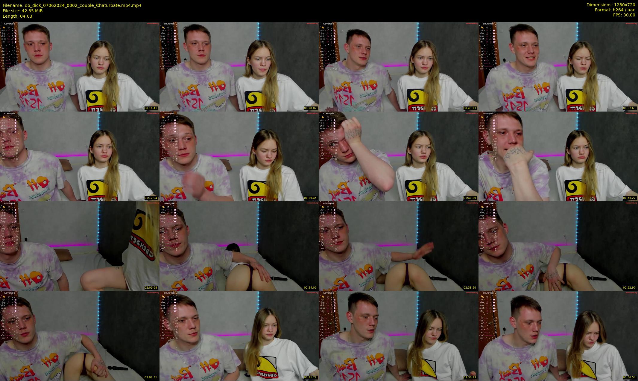 do_dick — 5 minute Chaturbate couple cam show recording, 720p, Jun 7, 2024