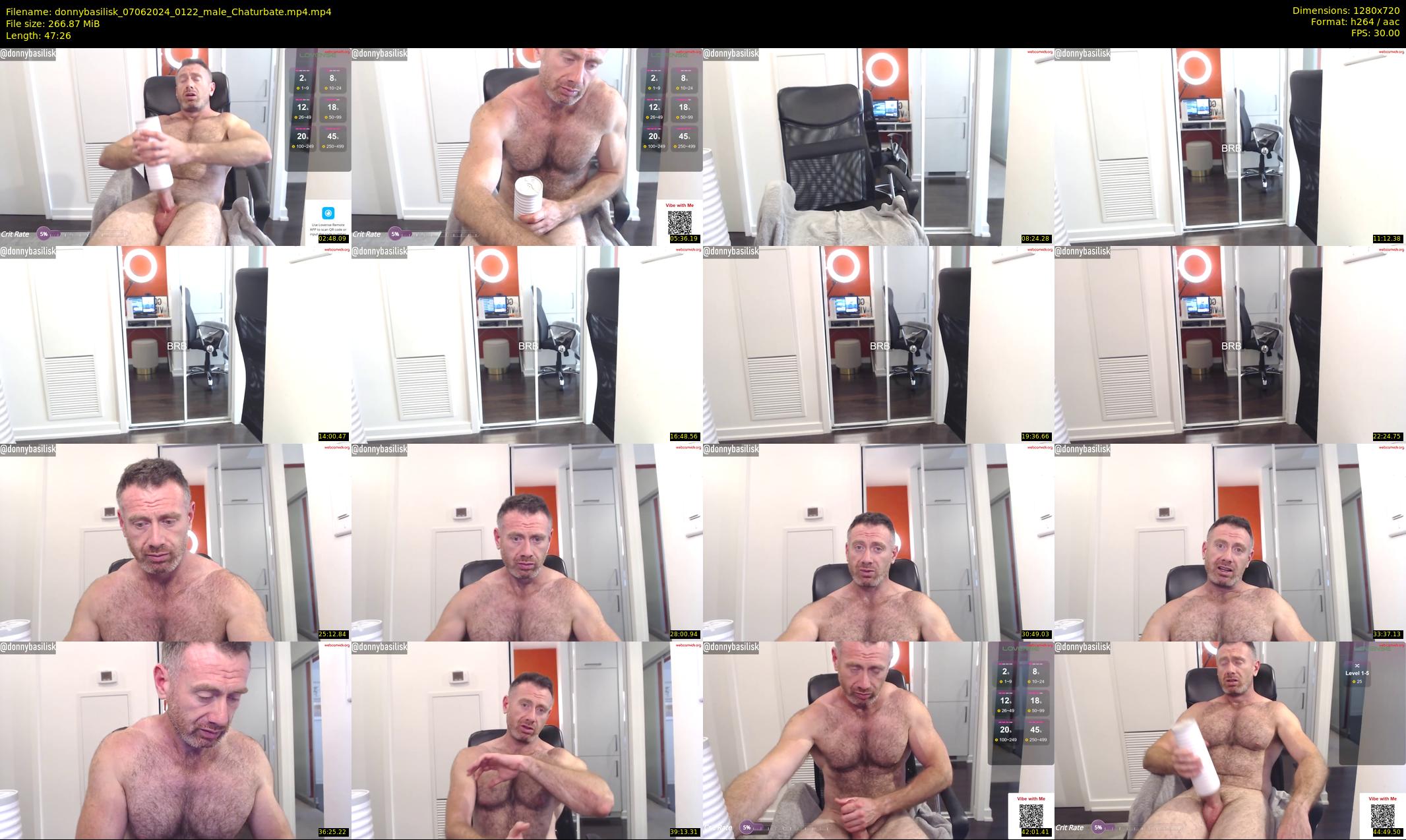 donnybasilisk — 48 minute Chaturbate male cam show recording, 720p, Jun 7, 2024