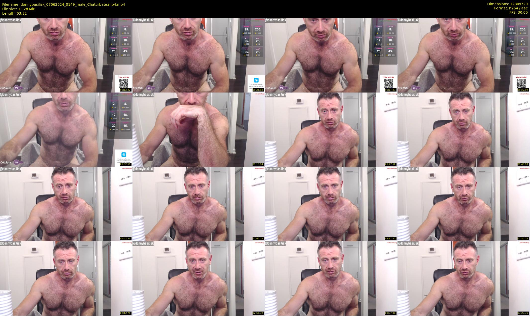 donnybasilisk — 4 minute Chaturbate male cam show recording, 720p, Jun 7, 2024