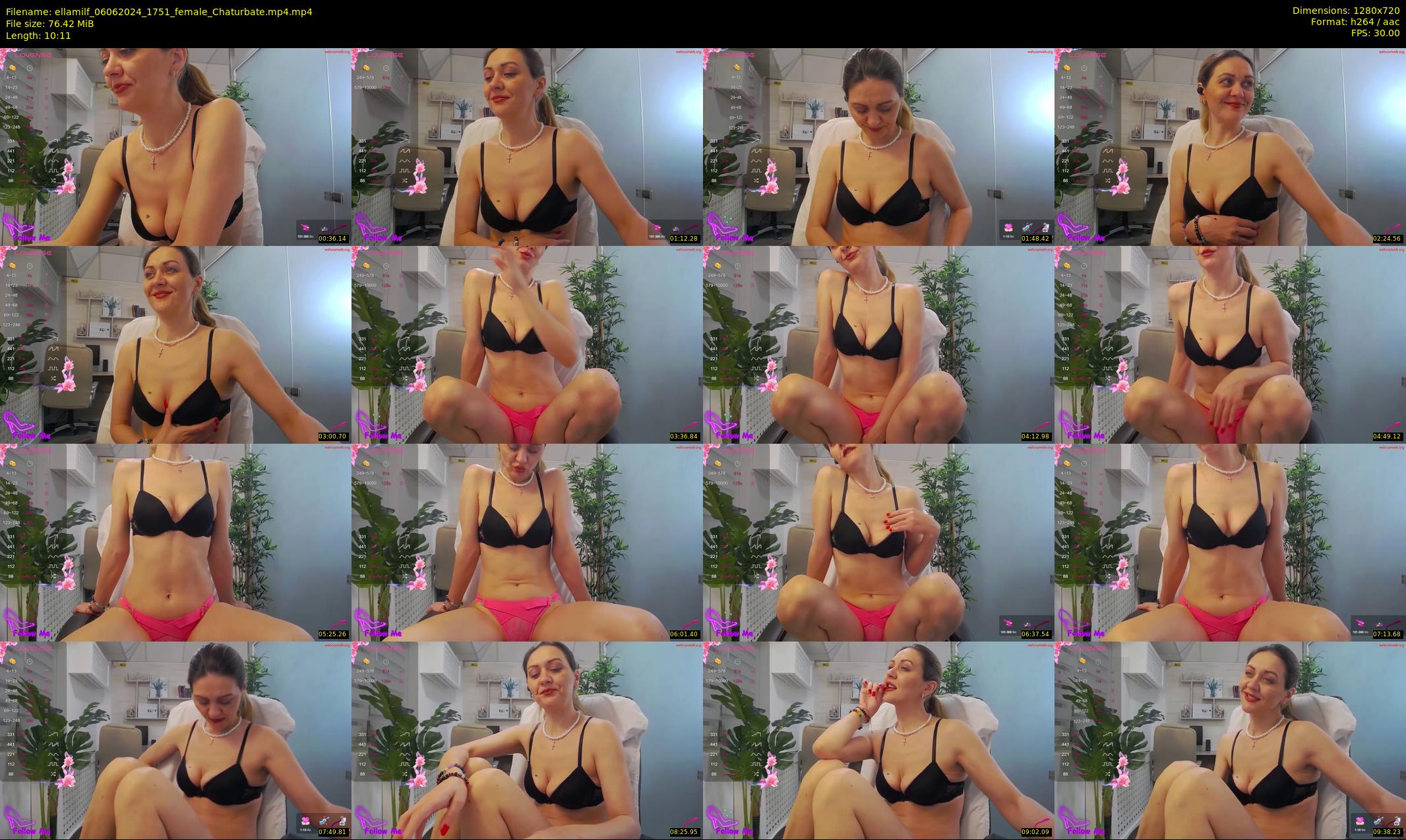ellamilf — 11 minute Chaturbate female cam show recording, 720p, Jun 6, 2024