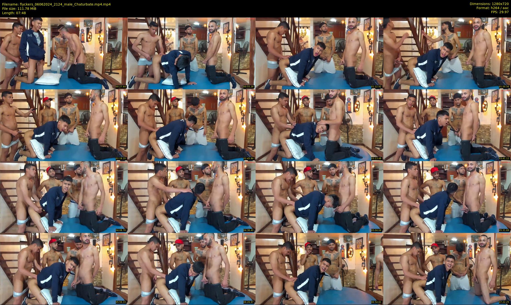 flyckers — 8 minute Chaturbate male cam show recording, 720p, Jun 6, 2024