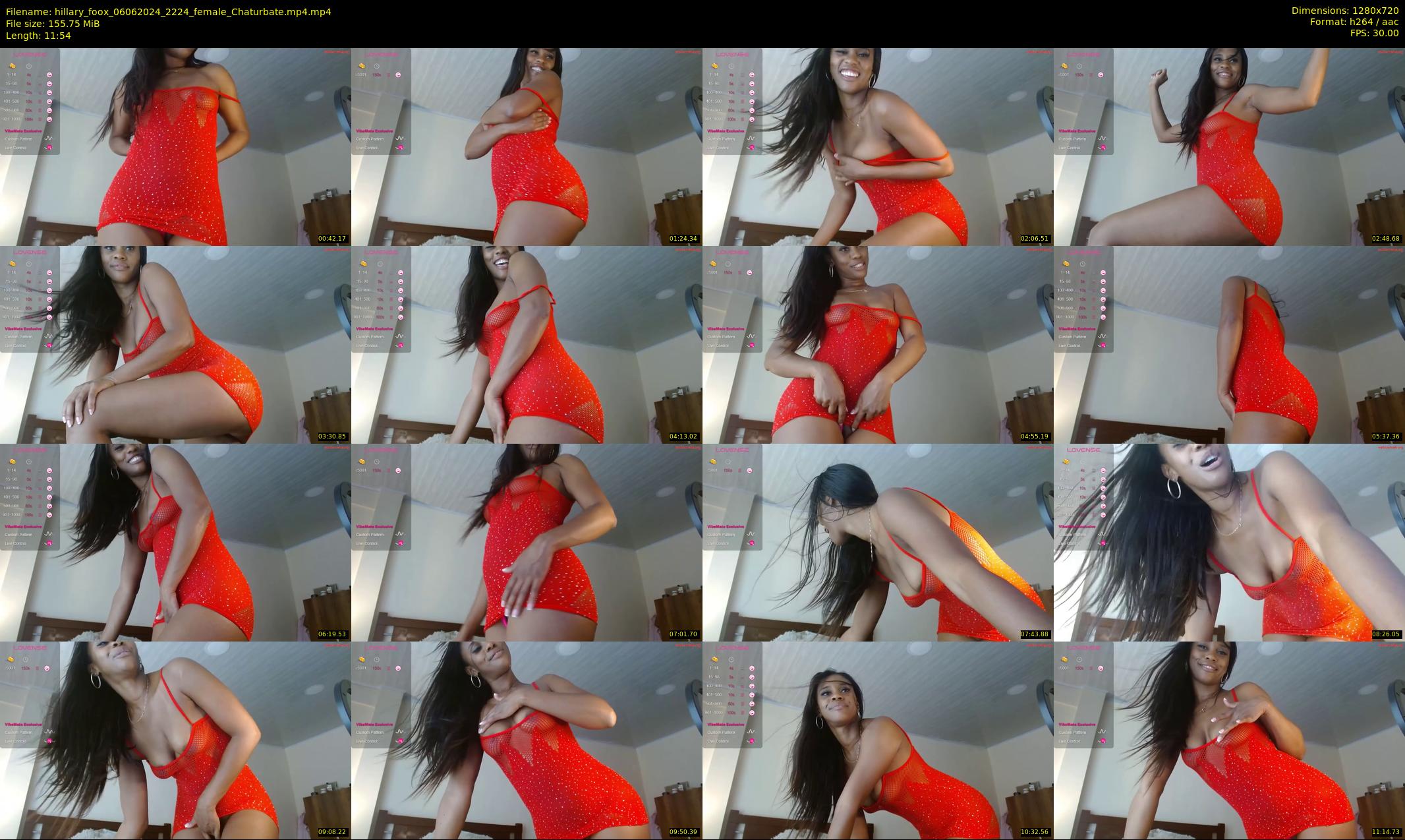 hillary_foox — 12 minute Chaturbate female cam show recording, 720p, Jun 6, 2024