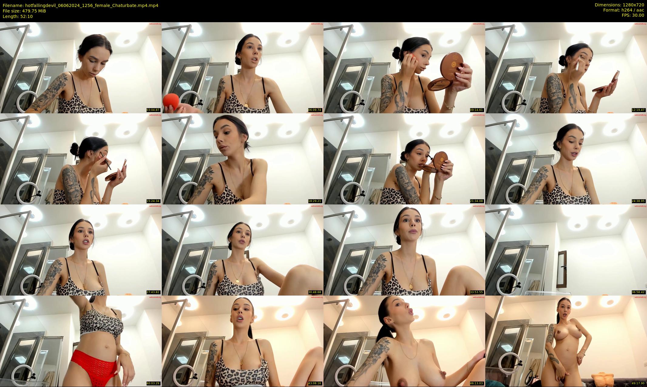 hotfallingdevil — 53 minute Chaturbate female cam show recording, 720p, Jun 6, 2024