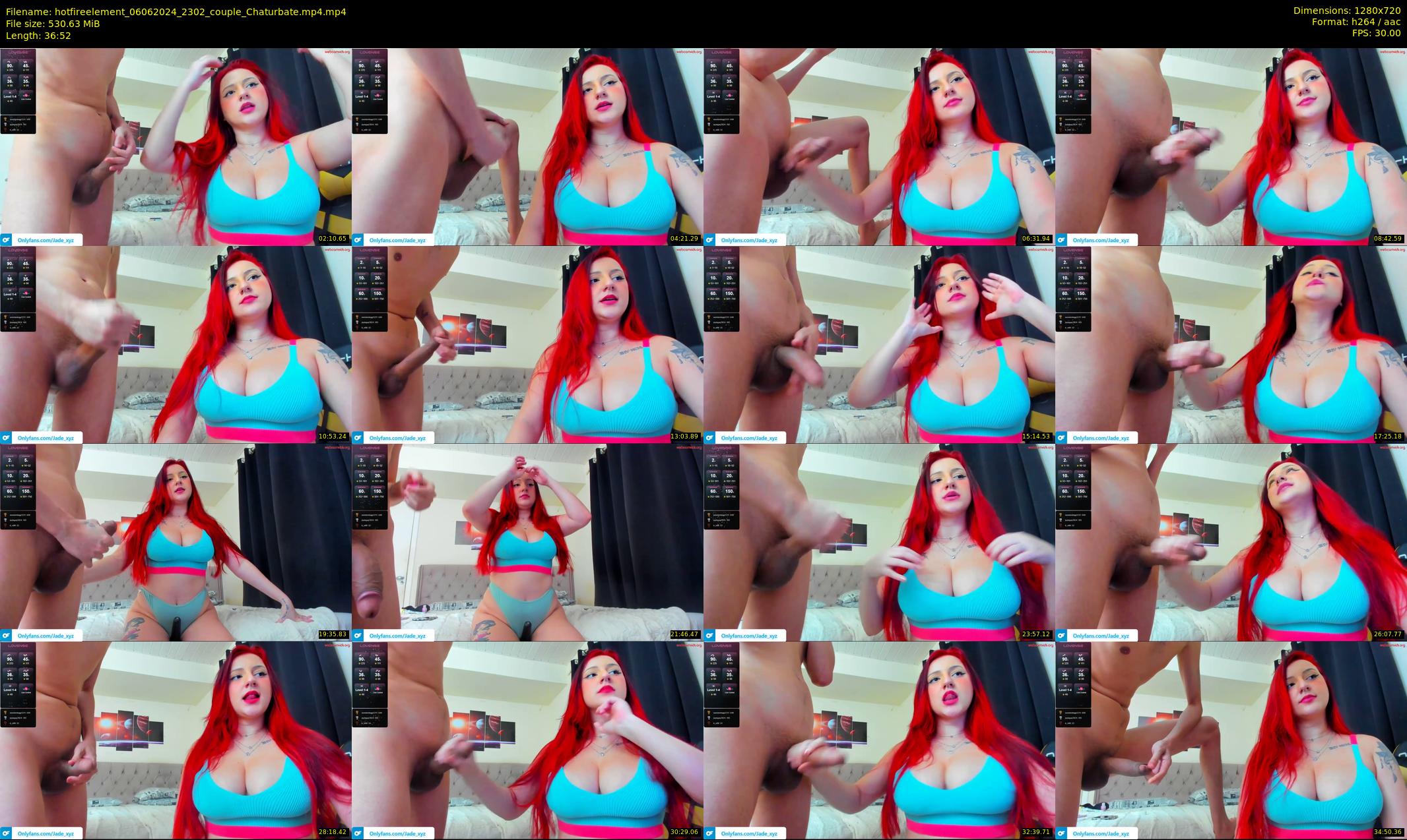 hotfireelement — 37 minute Chaturbate couple cam show recording, 720p, Jun 6, 2024