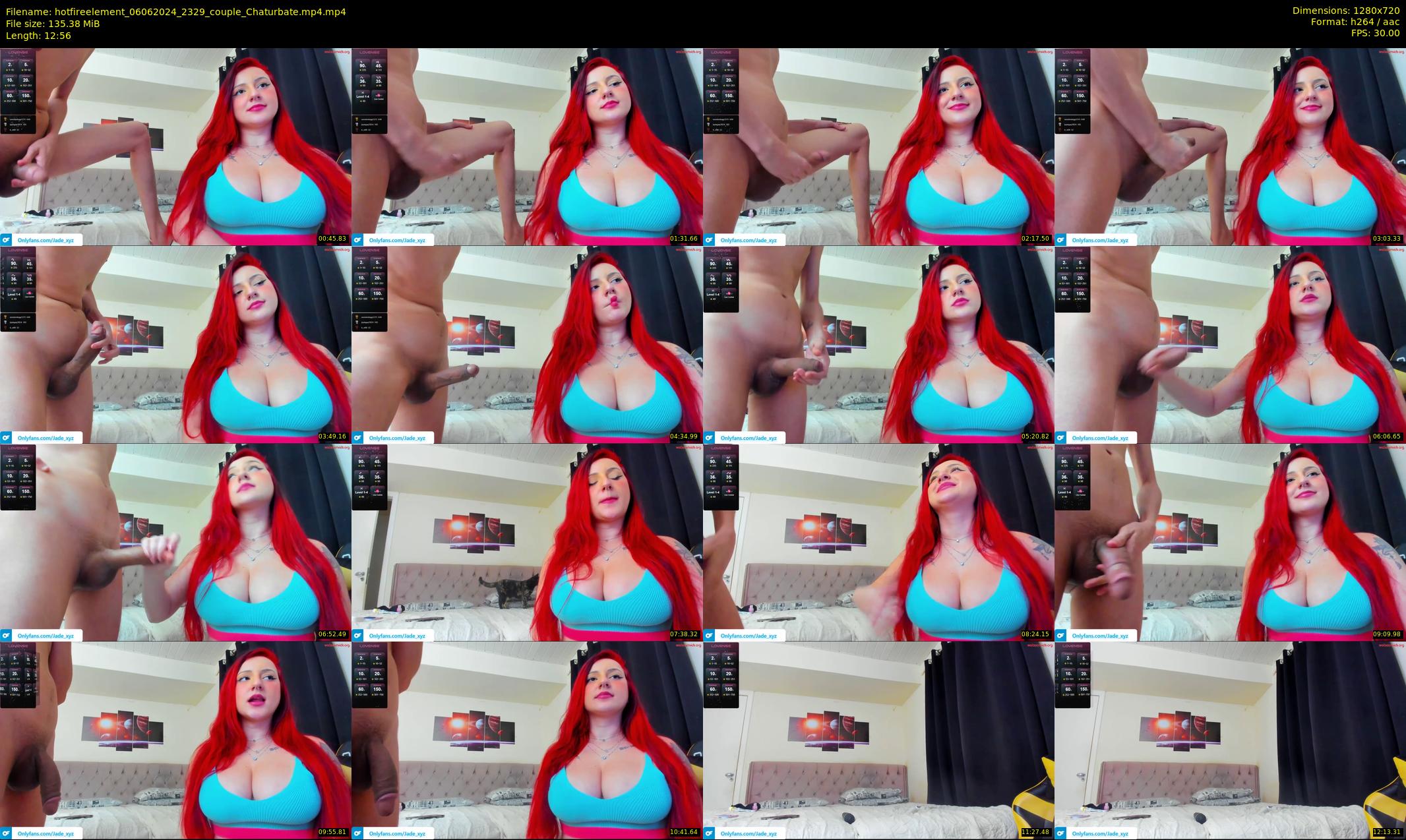 hotfireelement — 13 minute Chaturbate couple cam show recording, 720p, Jun 6, 2024