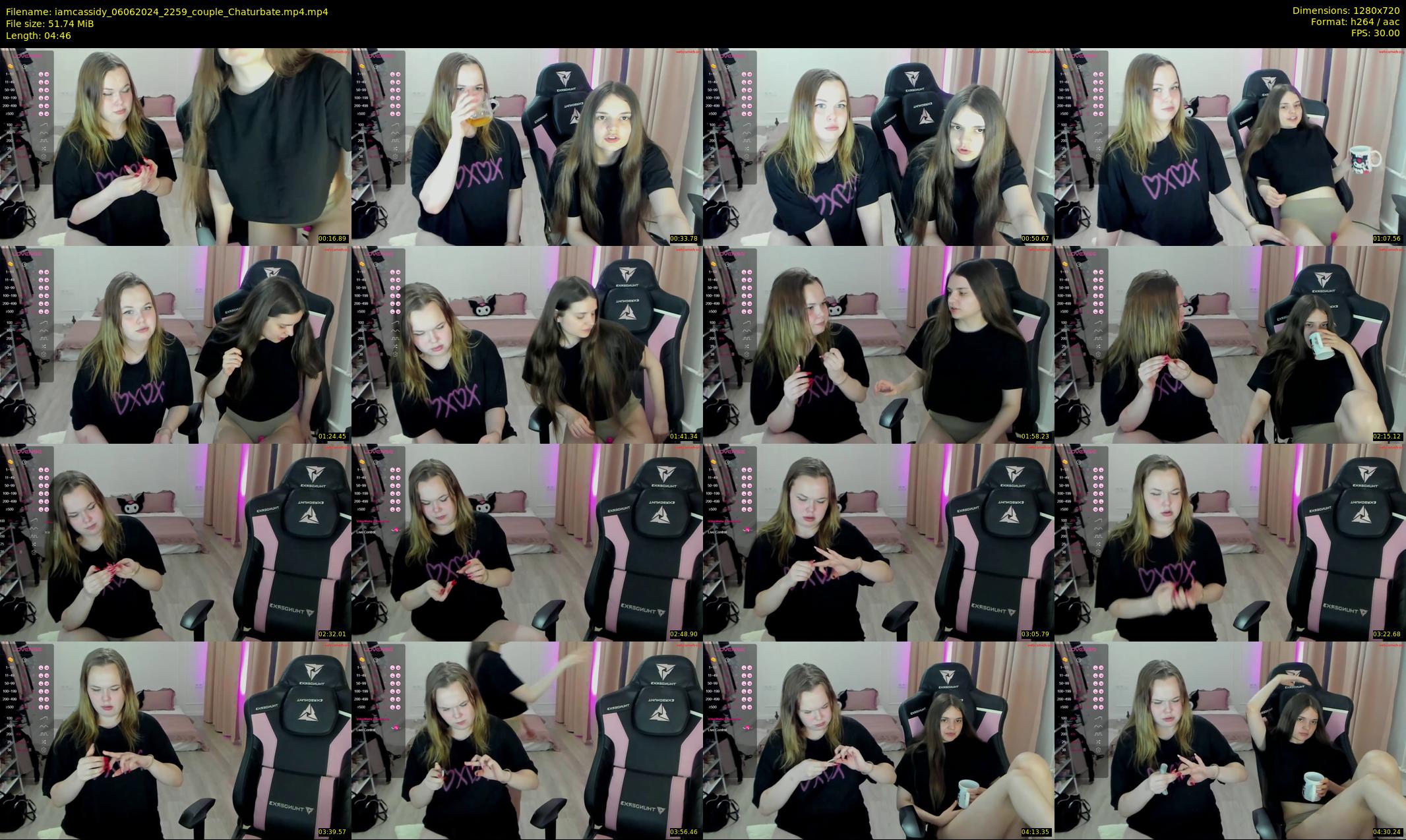 iamcassidy — 5 minute Chaturbate female cam show recording, 720p, Jun 6, 2024