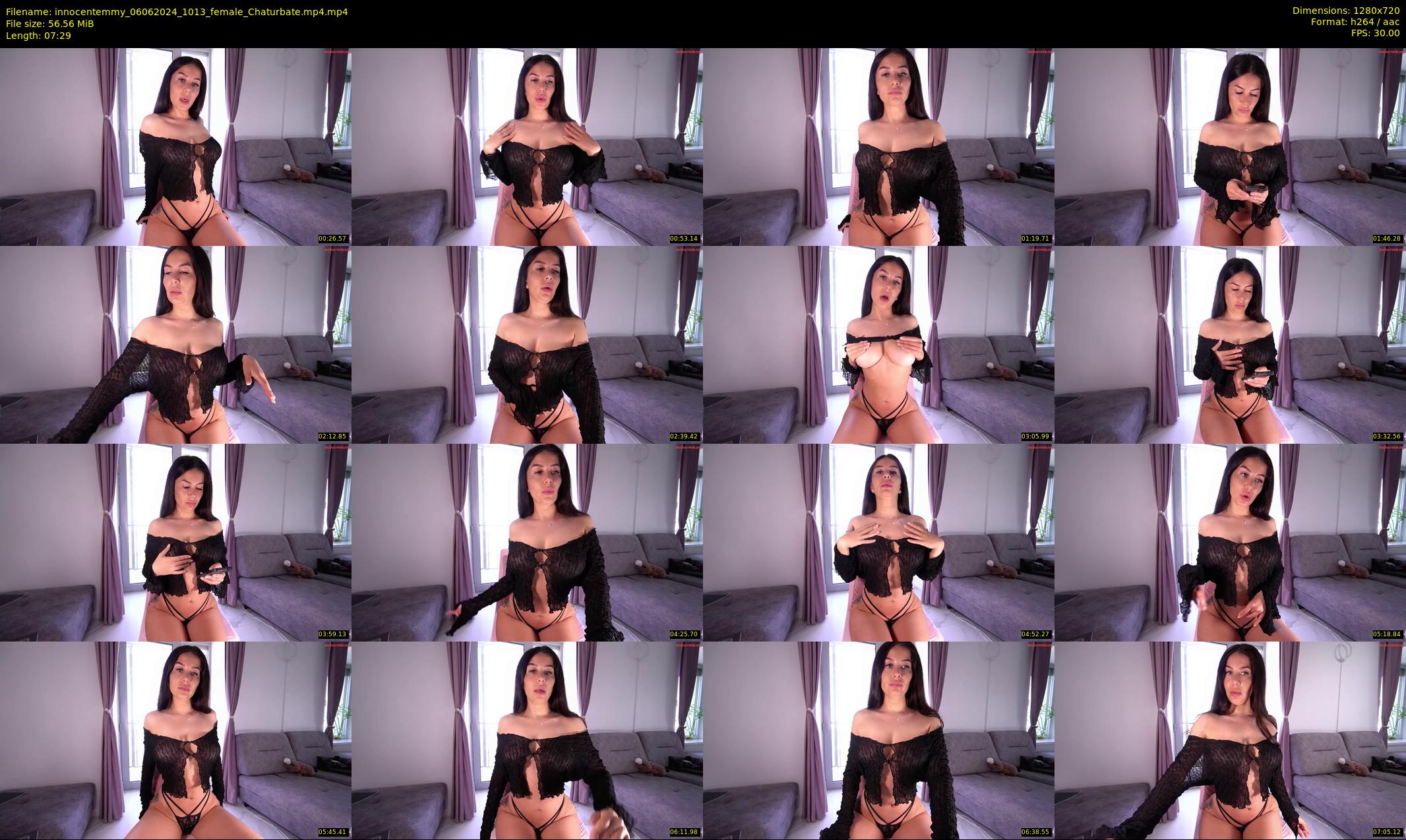 innocentemmy — 8 minute Chaturbate female cam show recording, 720p, Jun 6, 2024