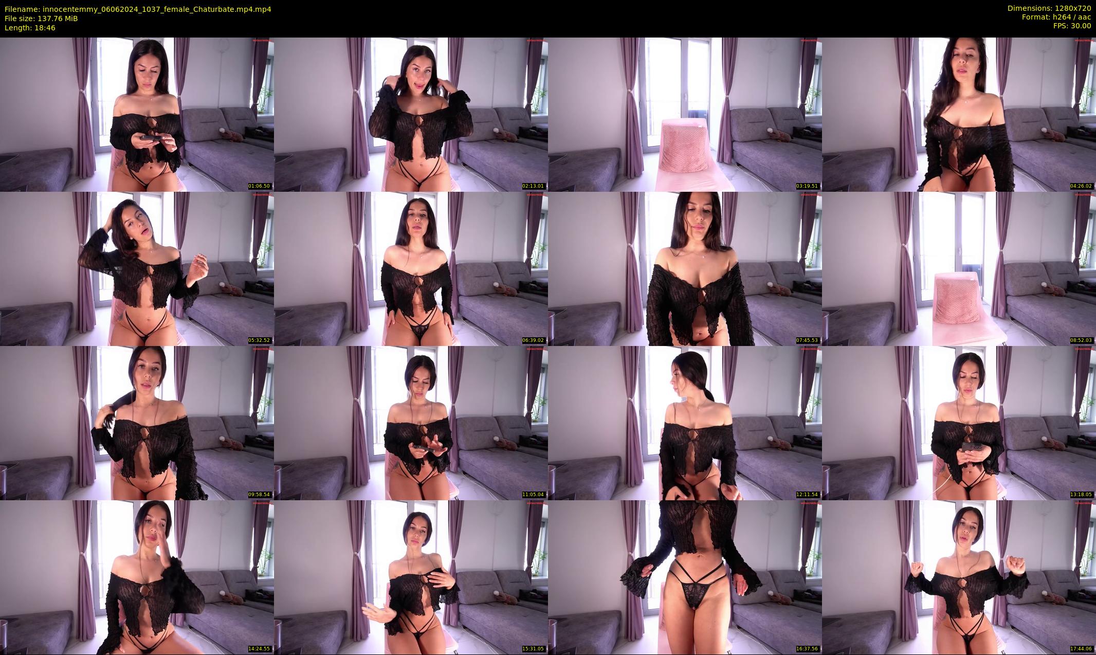 innocentemmy — 19 minute Chaturbate female cam show recording, 720p, Jun 6, 2024
