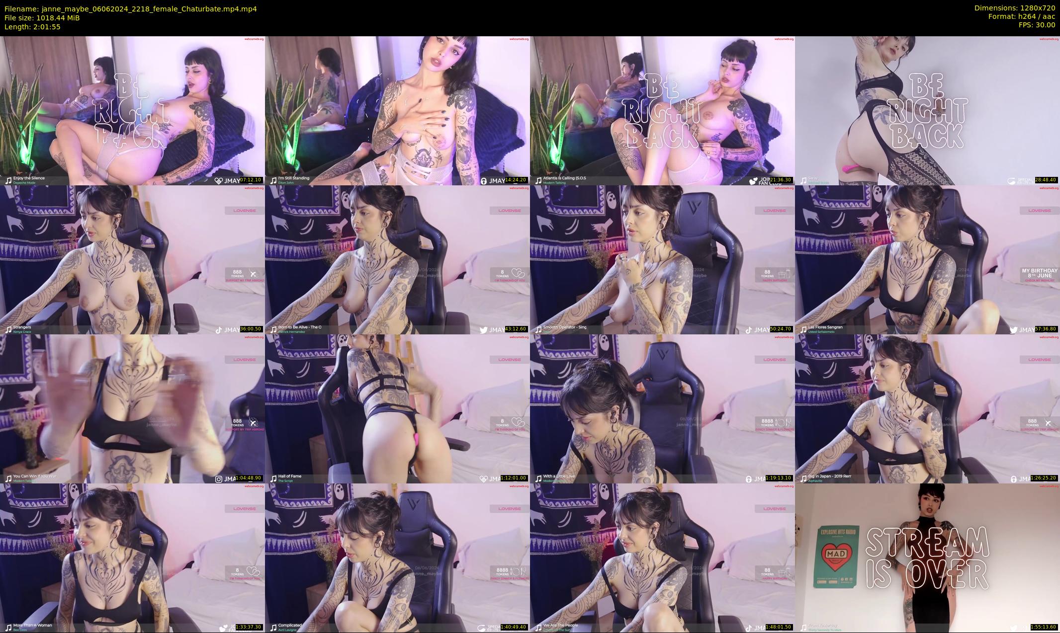 janne_maybe — 122 minute Chaturbate female cam show recording, 720p, Jun 6, 2024
