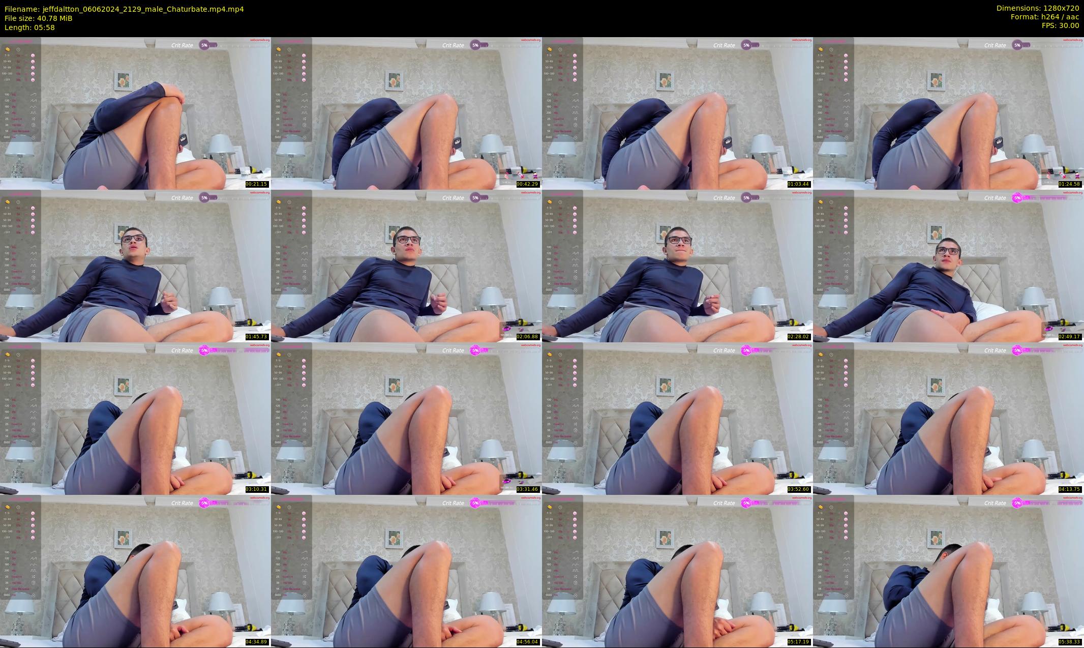 jeffdaltton — 6 minute Chaturbate male cam show recording, 720p, Jun 6, 2024