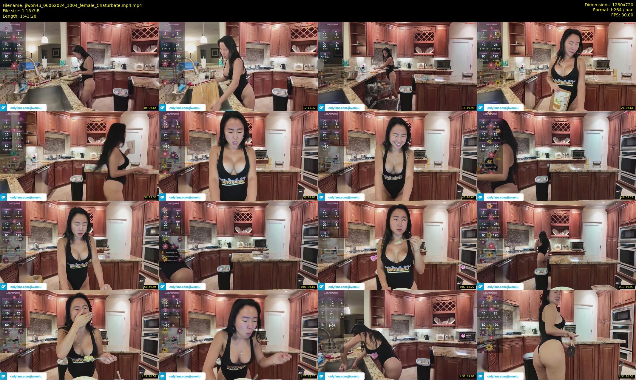 jiwon4u — 104 minute Chaturbate female cam show recording, 720p, Jun 6, 2024