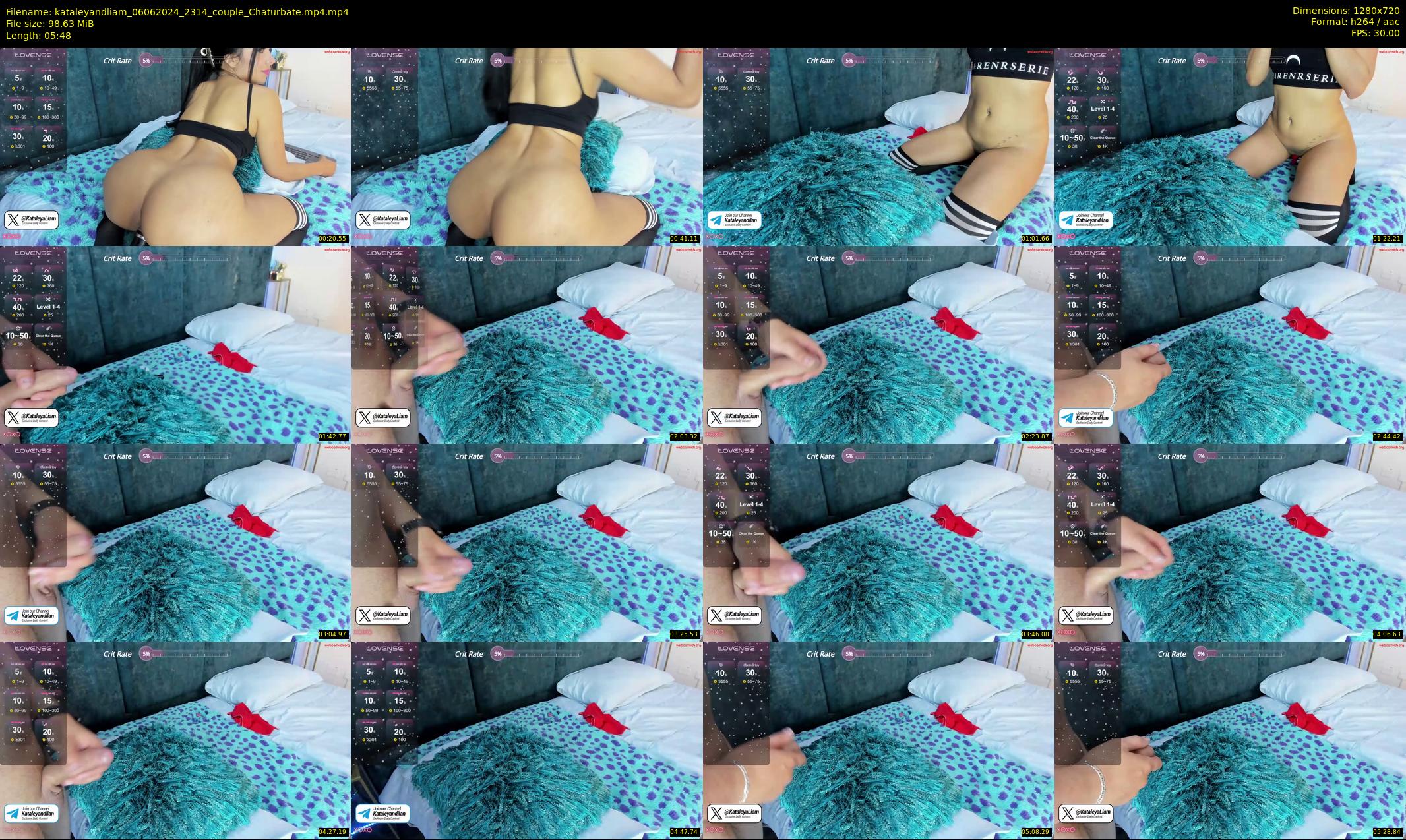 kataleyandliam — 6 minute Chaturbate couple cam show recording, 720p, Jun 6, 2024