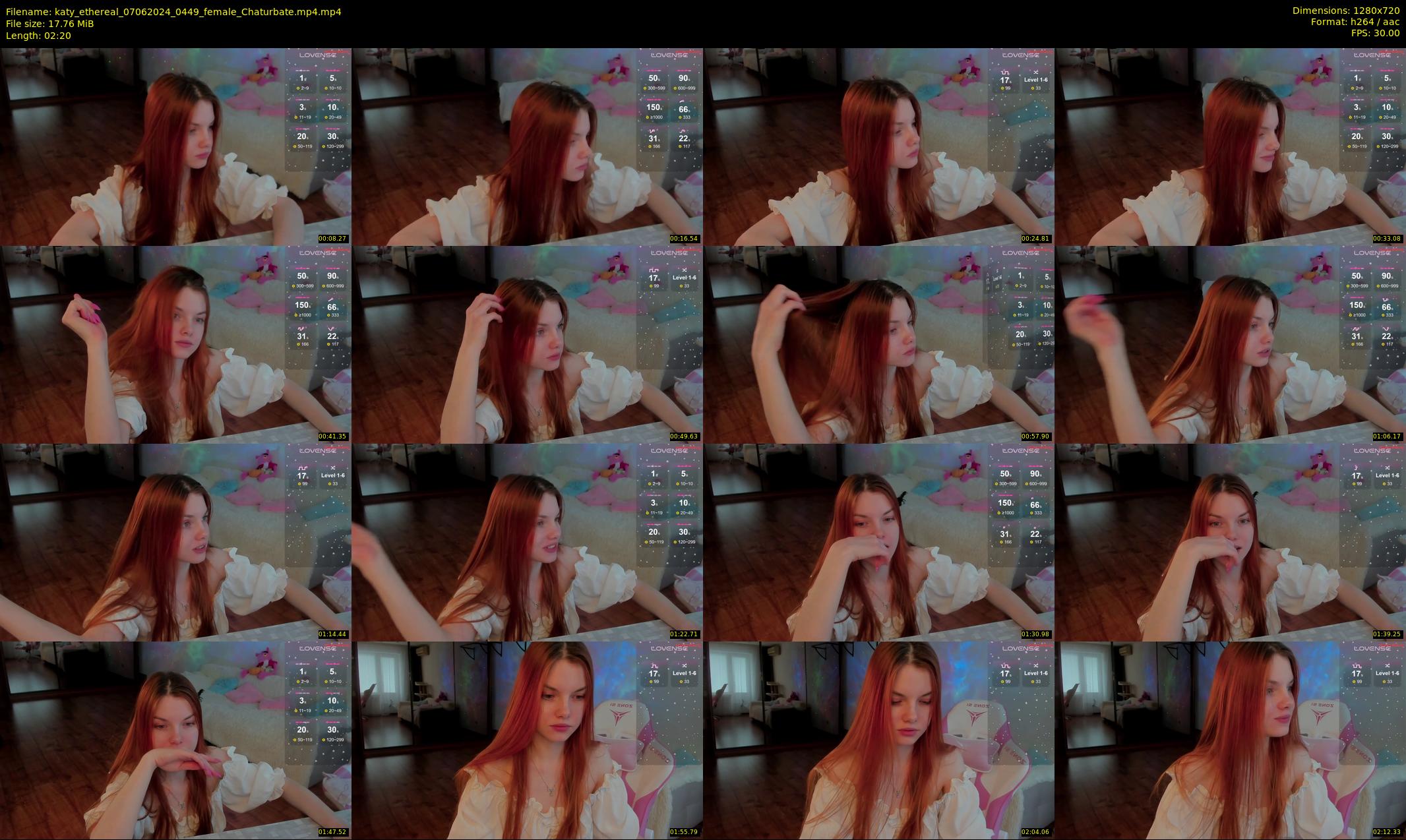 katy_ethereal — 3 minute Chaturbate female cam show recording, 720p, Jun 7, 2024