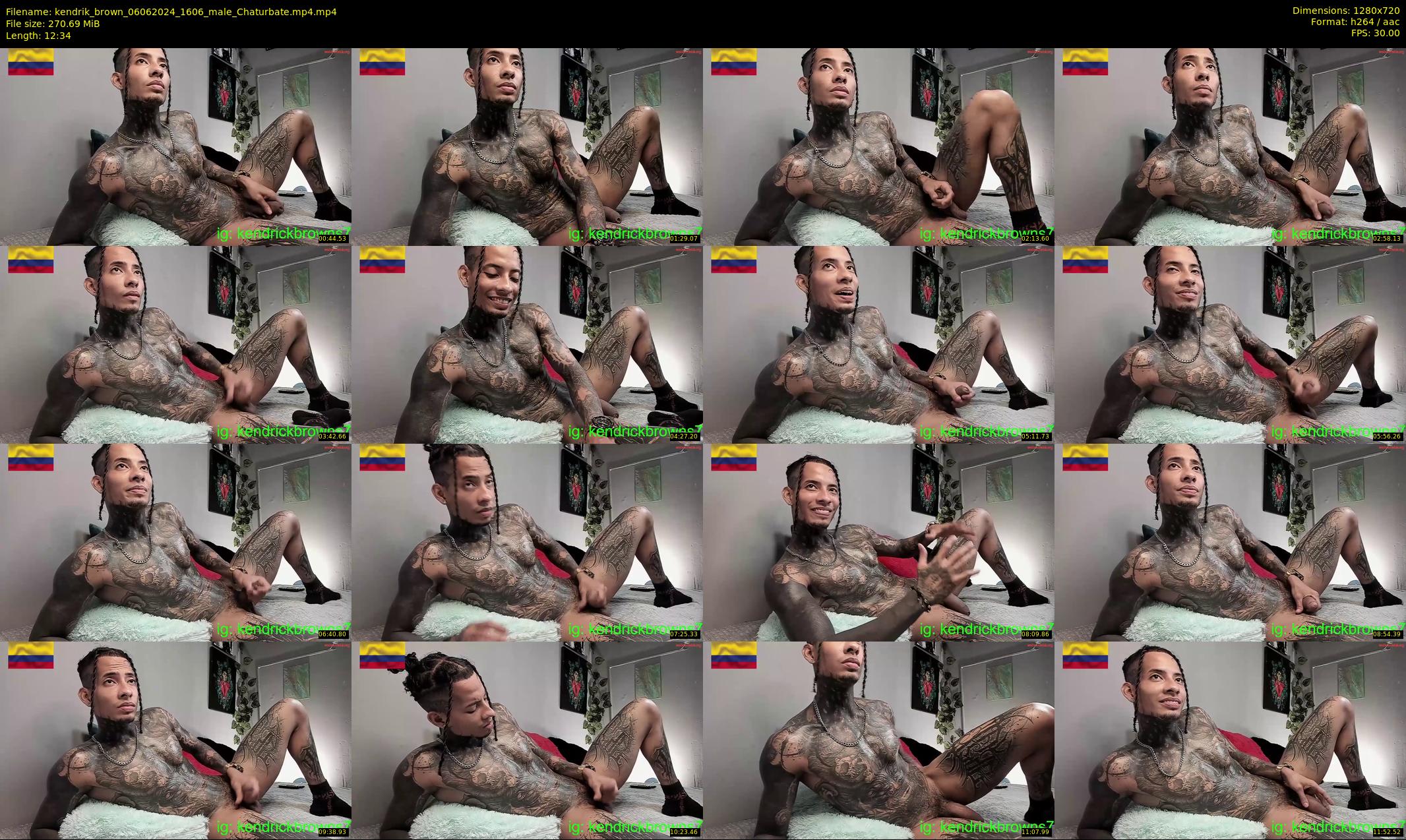 kendrik_brown — 13 minute Chaturbate male cam show recording, 720p, Jun 6, 2024