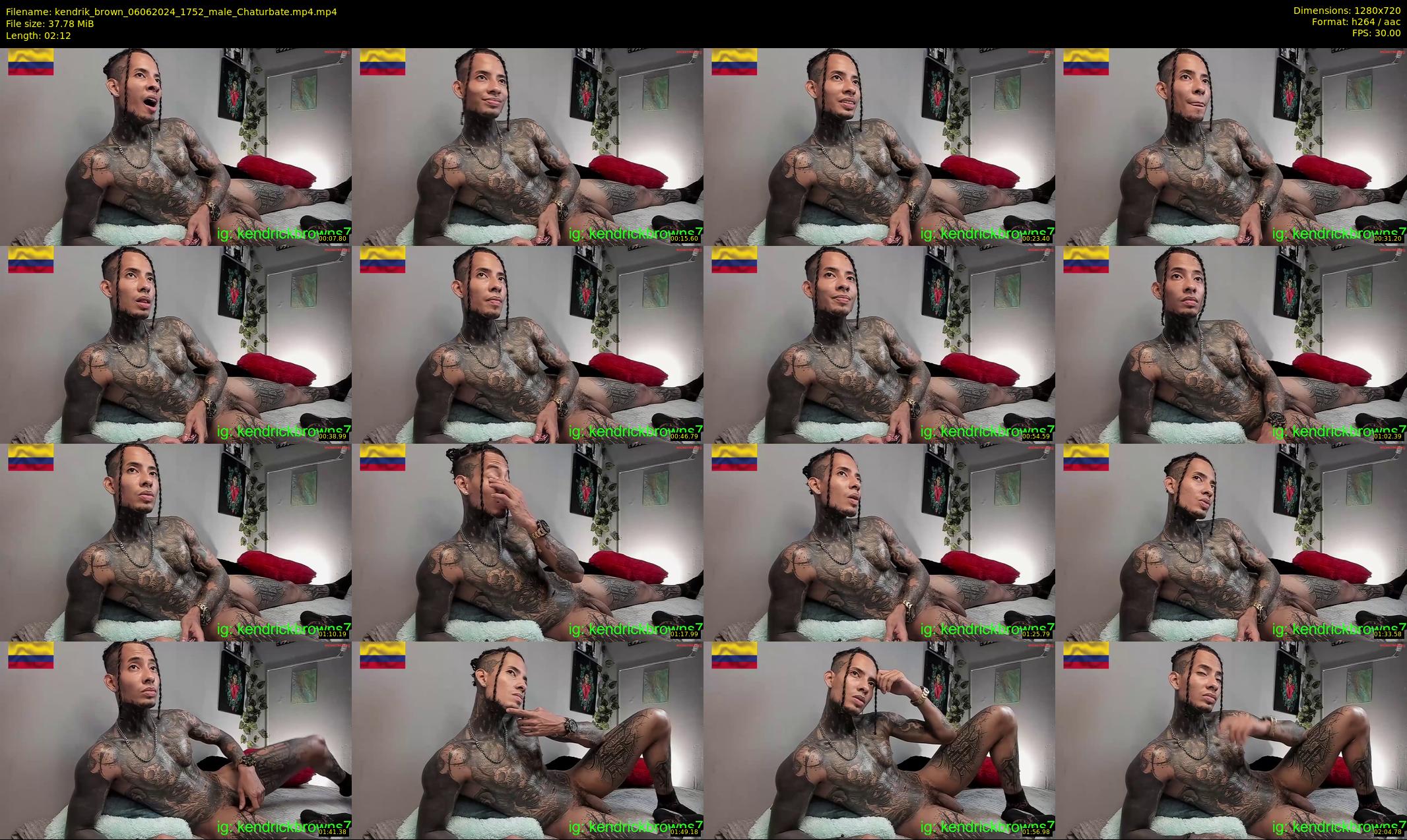kendrik_brown — 3 minute Chaturbate male cam show recording, 720p, Jun 6, 2024