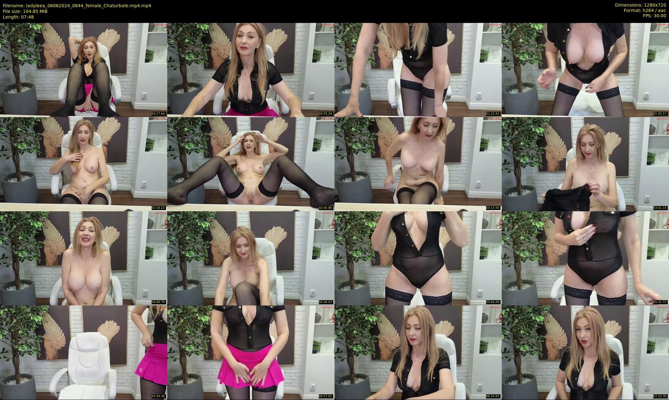 ladyleea — 8 minute Chaturbate female cam show recording, 720p, Jun 6, 2024