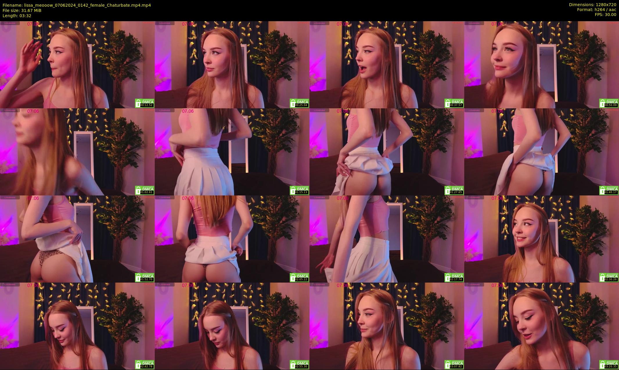 lissa_meooow — 4 minute Chaturbate female cam show recording, 720p, Jun 7, 2024