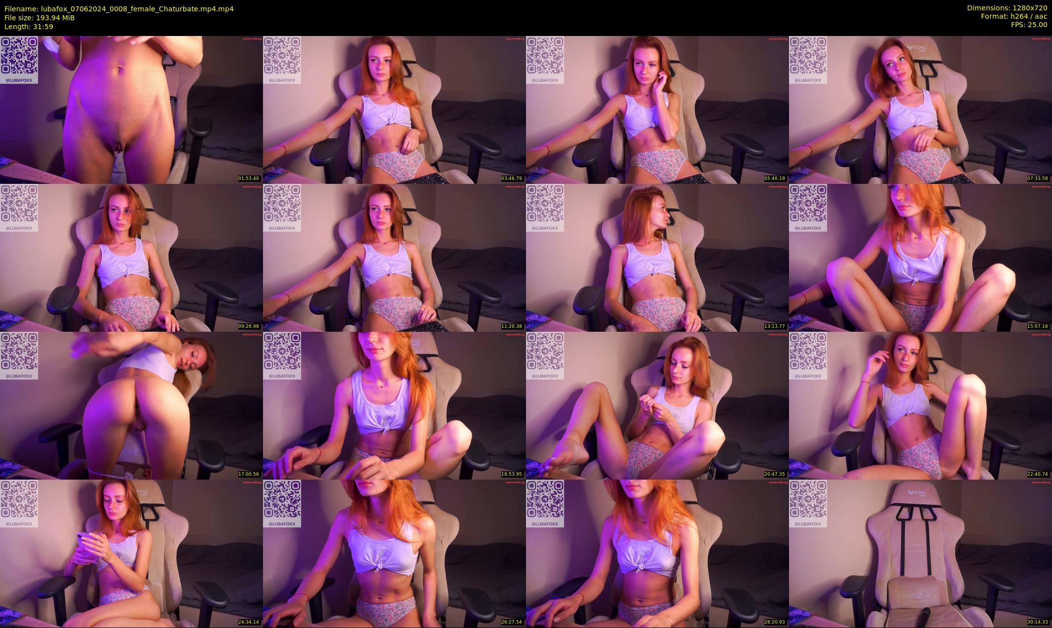lubafox — 32 minute Chaturbate female cam show recording, 720p, Jun 7, 2024
