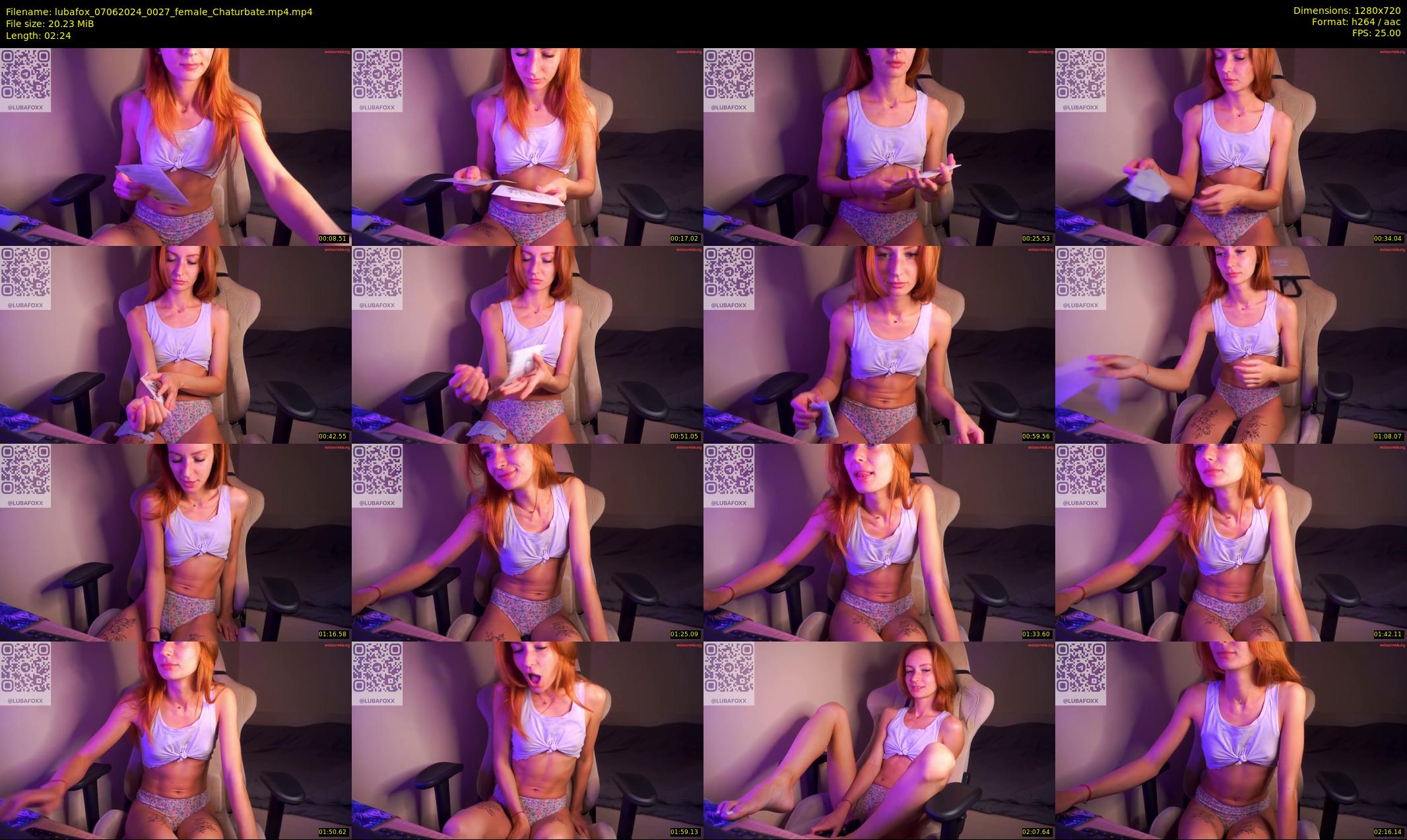 lubafox — 3 minute Chaturbate female cam show recording, 720p, Jun 7, 2024