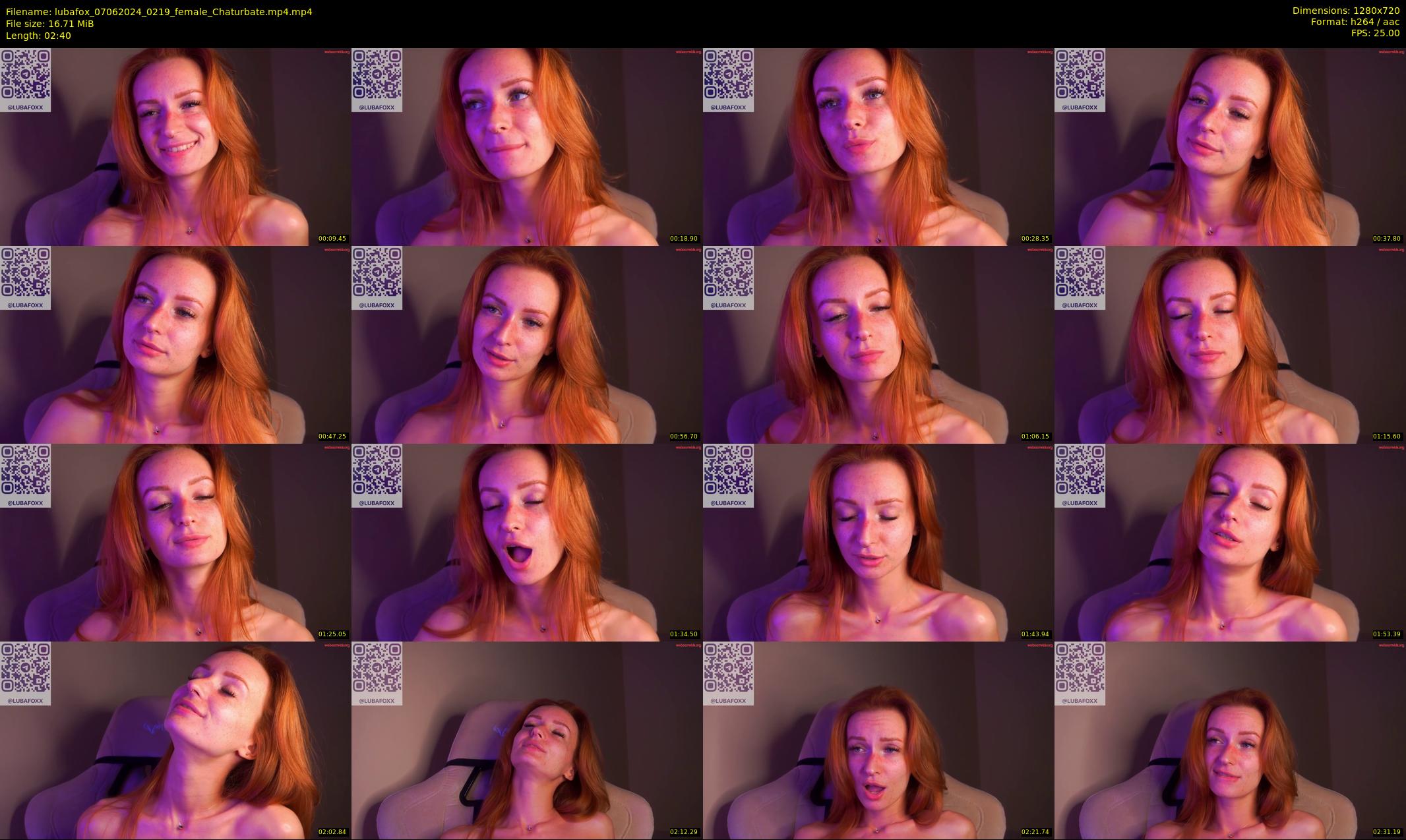 lubafox — 3 minute Chaturbate female cam show recording, 720p, Jun 7, 2024