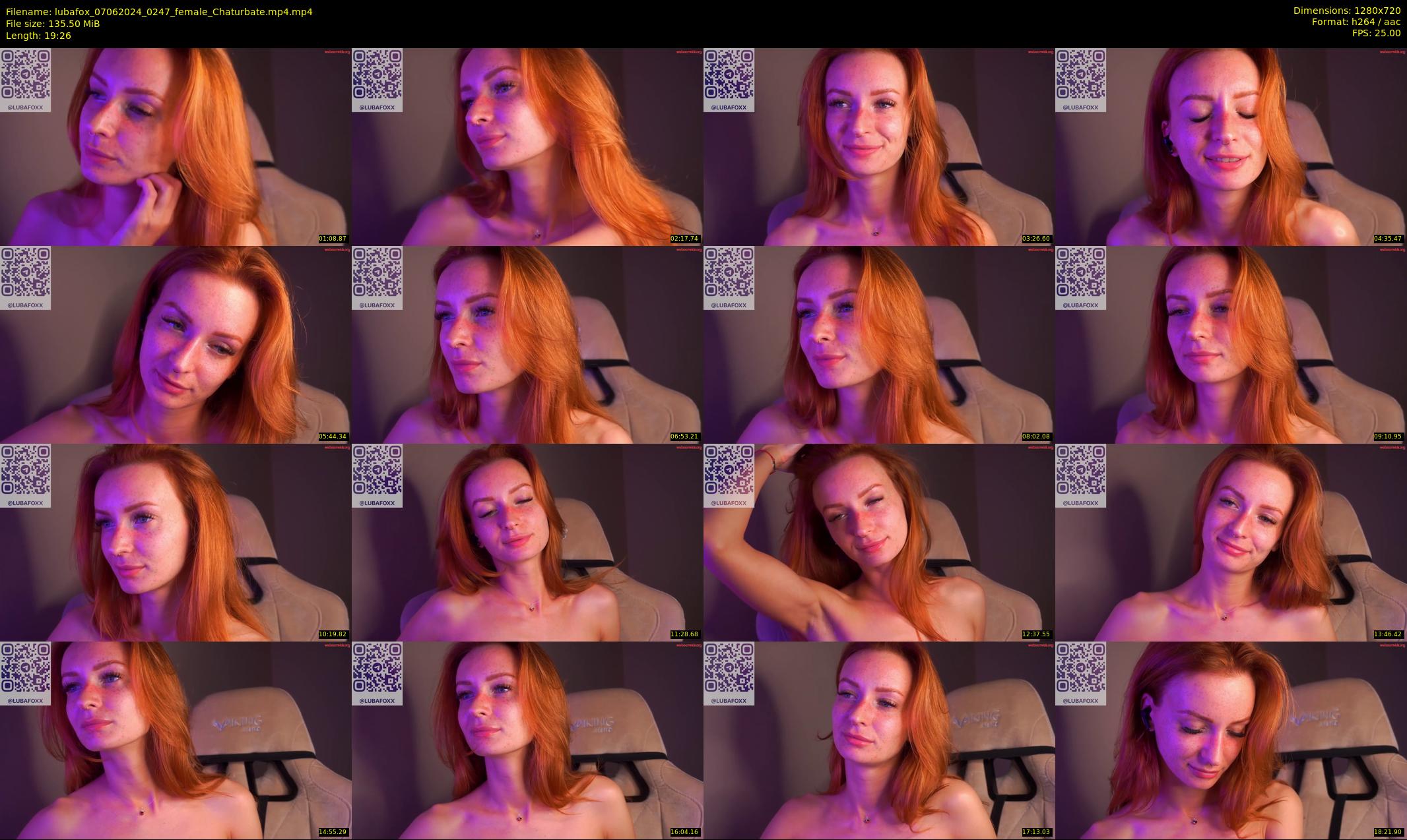 lubafox — 20 minute Chaturbate female cam show recording, 720p, Jun 7, 2024