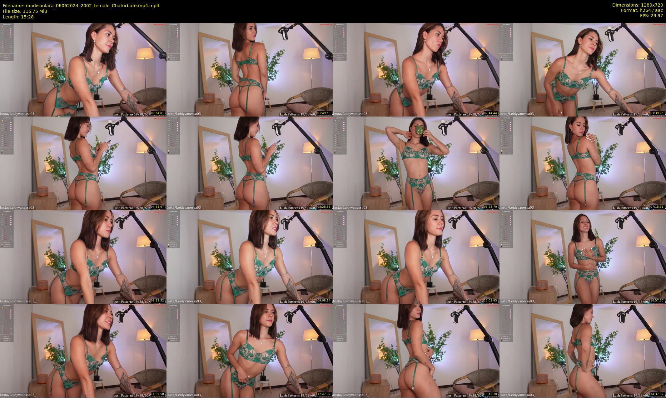 madisonlara — 16 minute Chaturbate female cam show recording, 720p, Jun 6, 2024