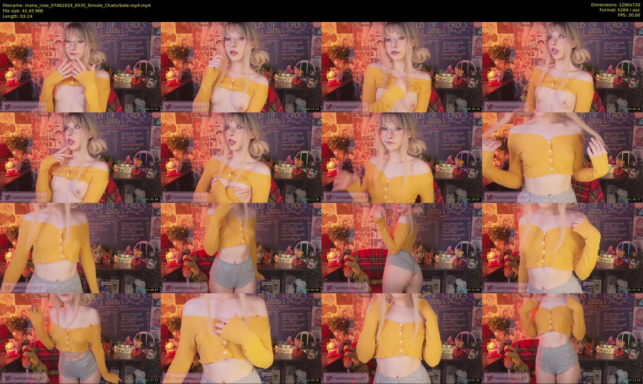mana_rose — 4 minute Chaturbate female cam show recording, 720p, Jun 7, 2024