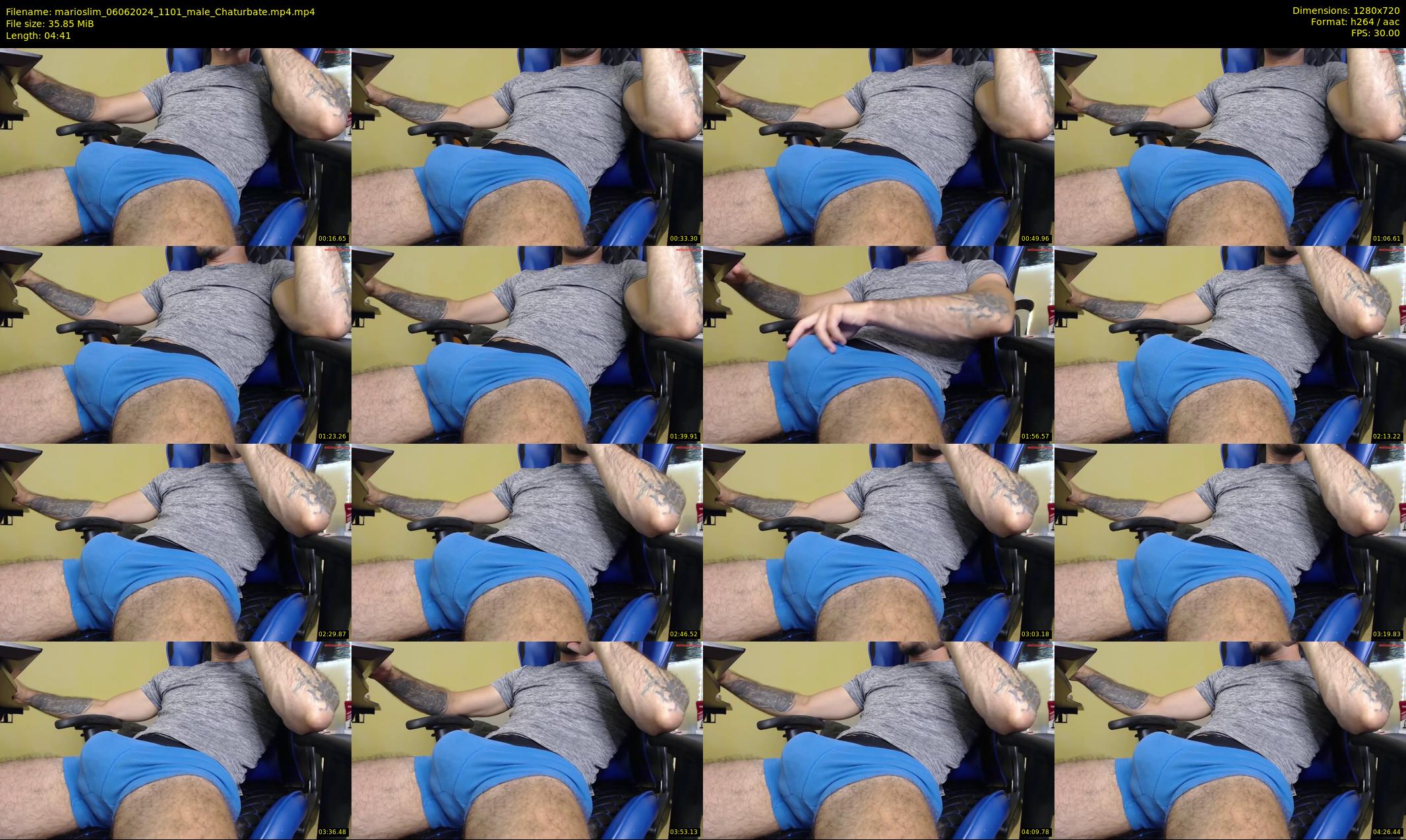 marioslim — 5 minute Chaturbate male cam show recording, 720p, Jun 6, 2024