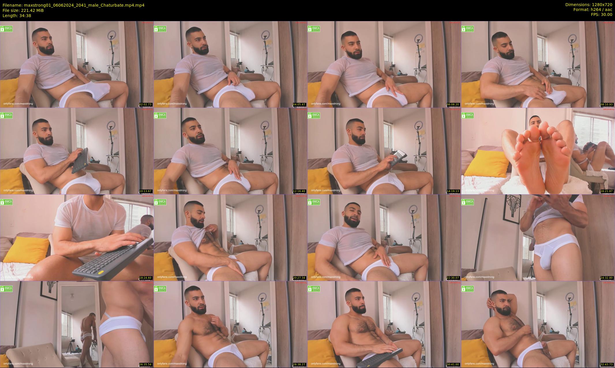 maxstrong01 — 35 minute Chaturbate male cam show recording, 720p, Jun 6, 2024