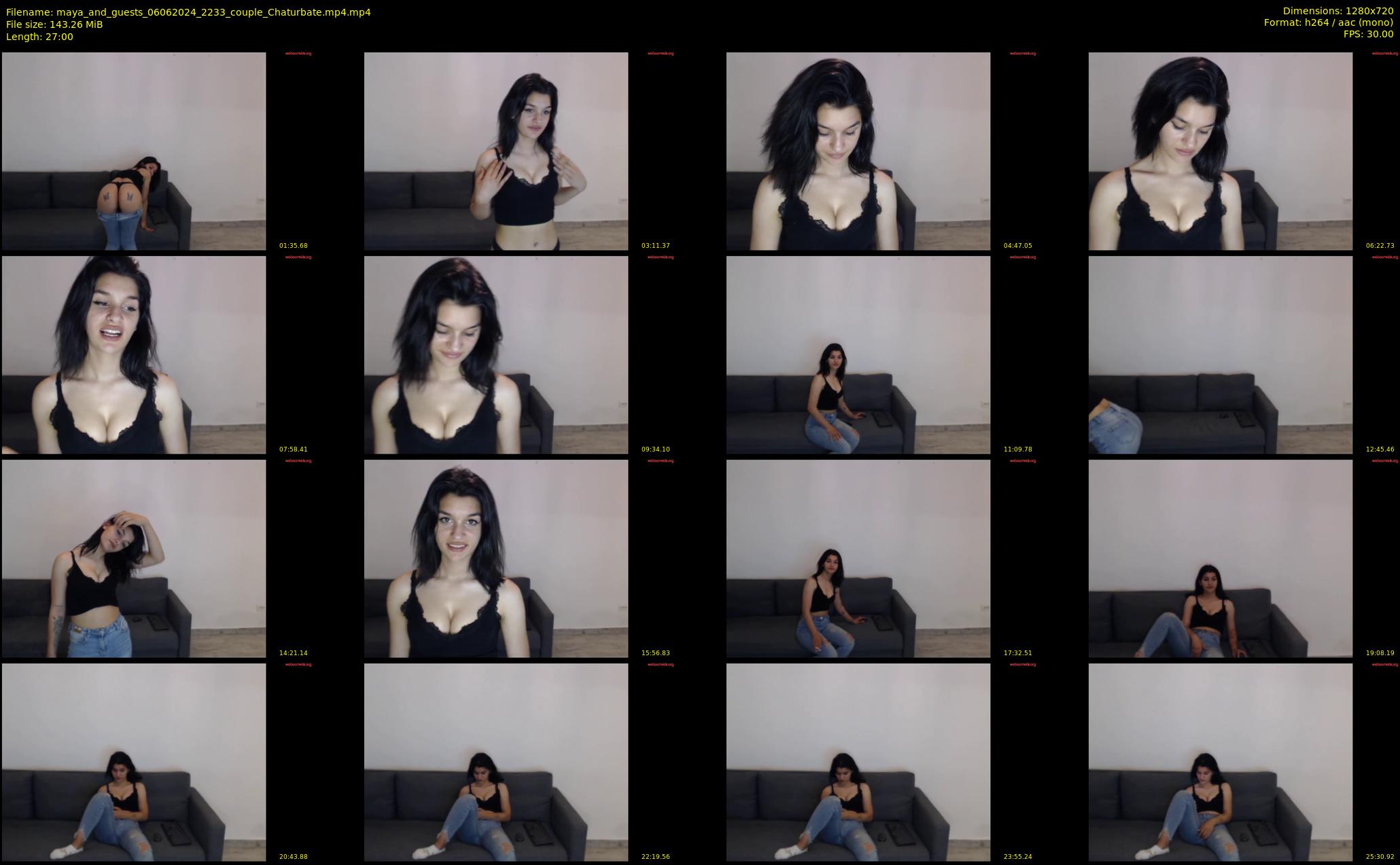 maya_and_guests — 27 minute Chaturbate couple cam show recording, 720p, Jun 6, 2024