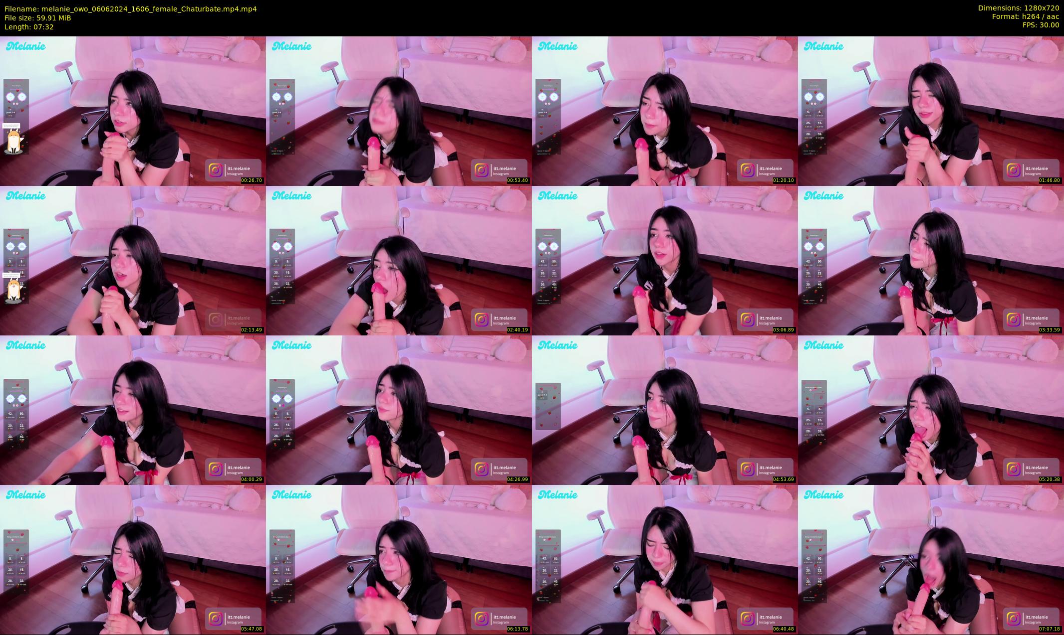 melanie_owo — 8 minute Chaturbate female cam show recording, 720p, Jun 6, 2024