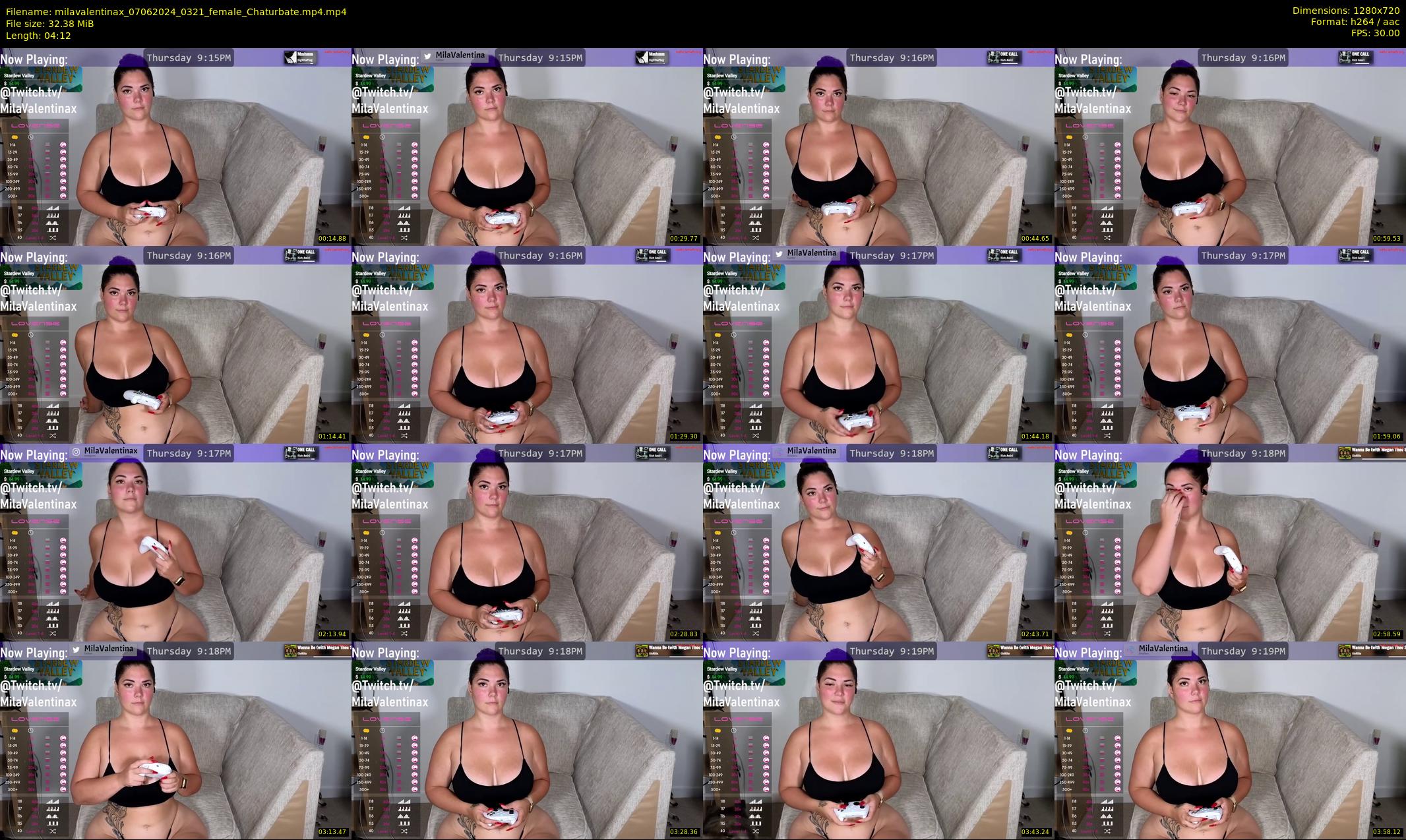 milavalentinax — 5 minute Chaturbate female cam show recording, 720p, Jun 7, 2024