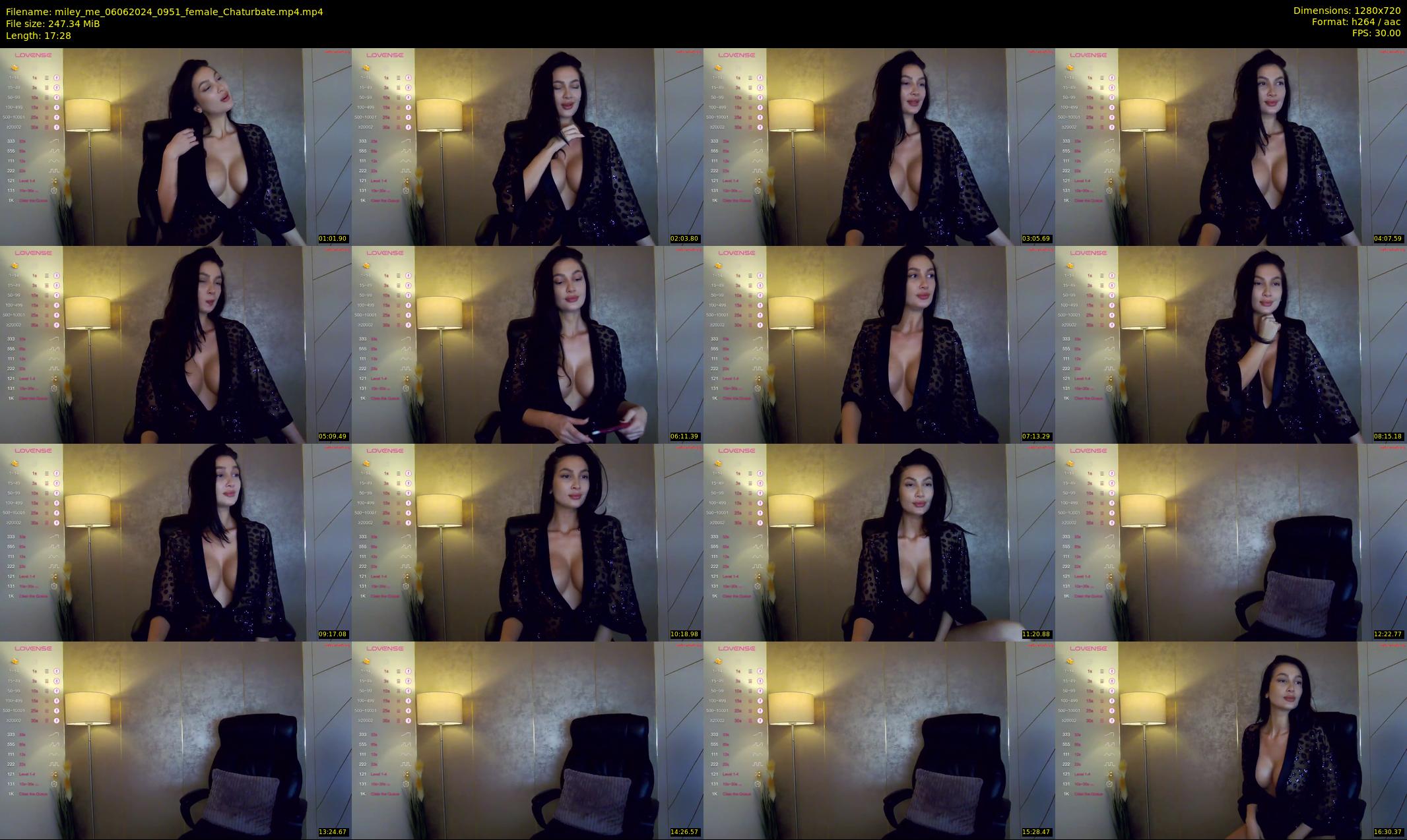 miley_me — 18 minute Chaturbate female cam show recording, 720p, Jun 6, 2024