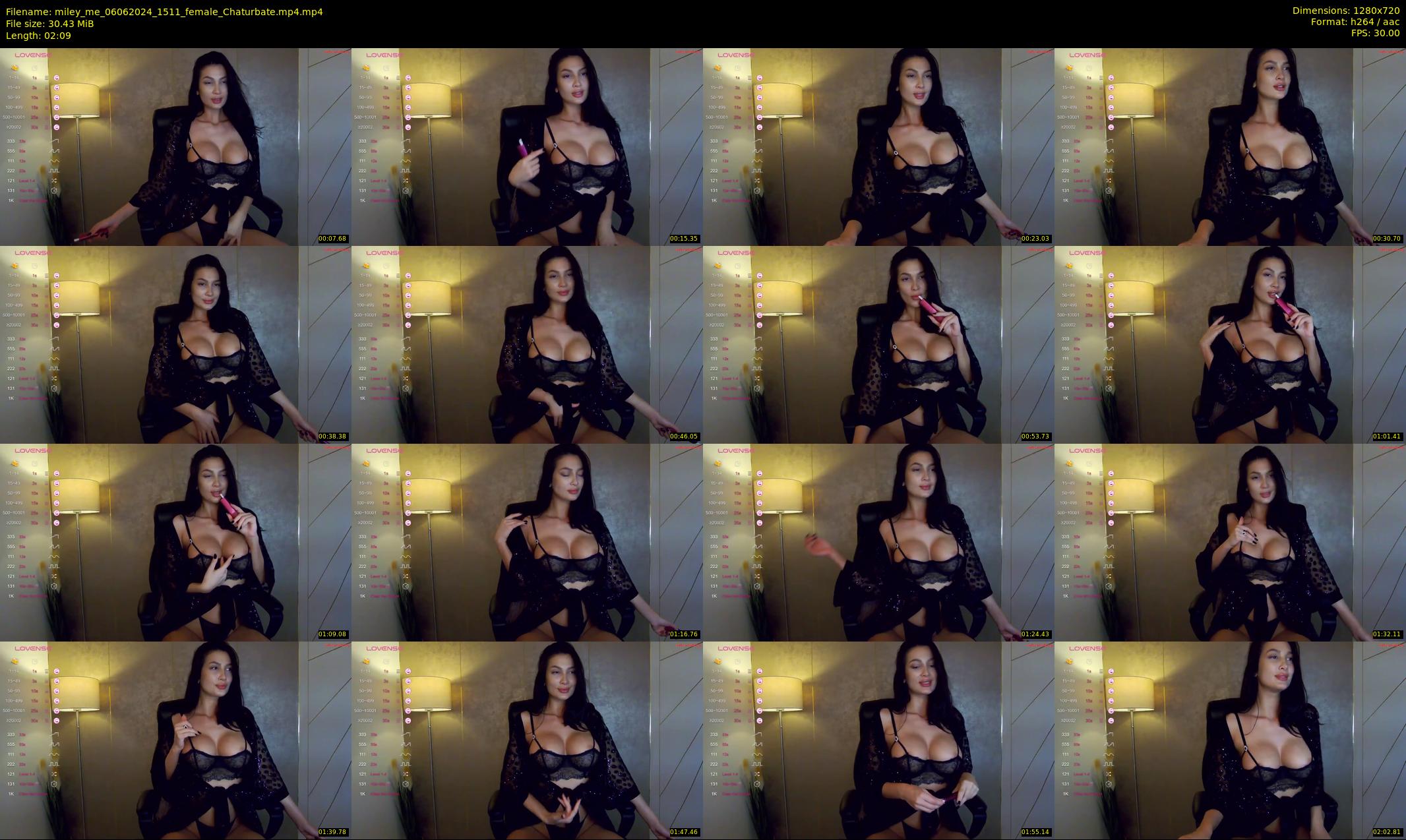 miley_me — 3 minute Chaturbate female cam show recording, 720p, Jun 6, 2024