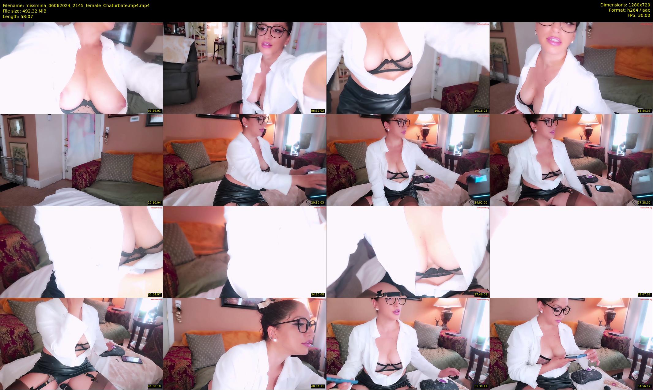 missmina — 59 minute Chaturbate female cam show recording, 720p, Jun 6, 2024