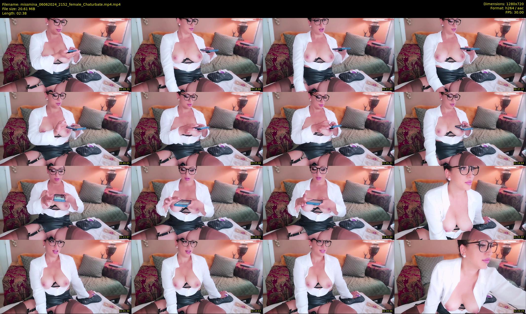 missmina — 3 minute Chaturbate female cam show recording, 720p, Jun 6, 2024
