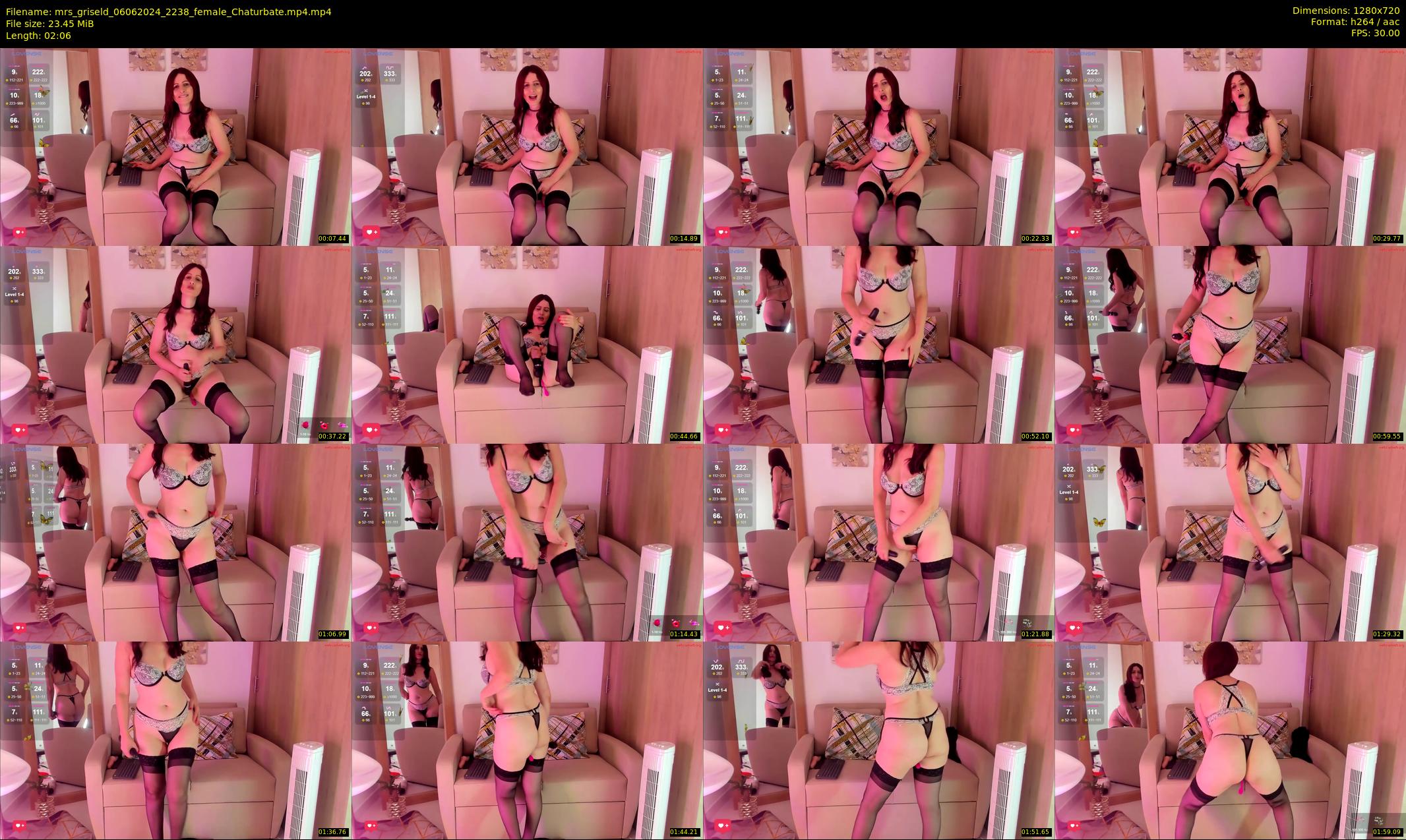 mrs_griseld — 3 minute Chaturbate female cam show recording, 720p, Jun 6, 2024