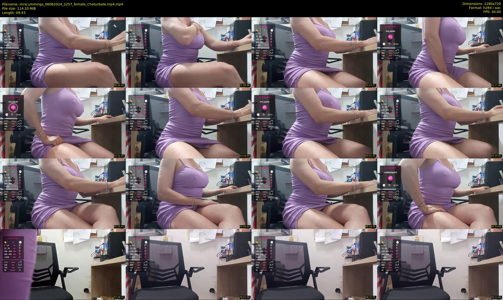 mrscummings — 10 minute Chaturbate female cam show recording, 720p, Jun 6, 2024
