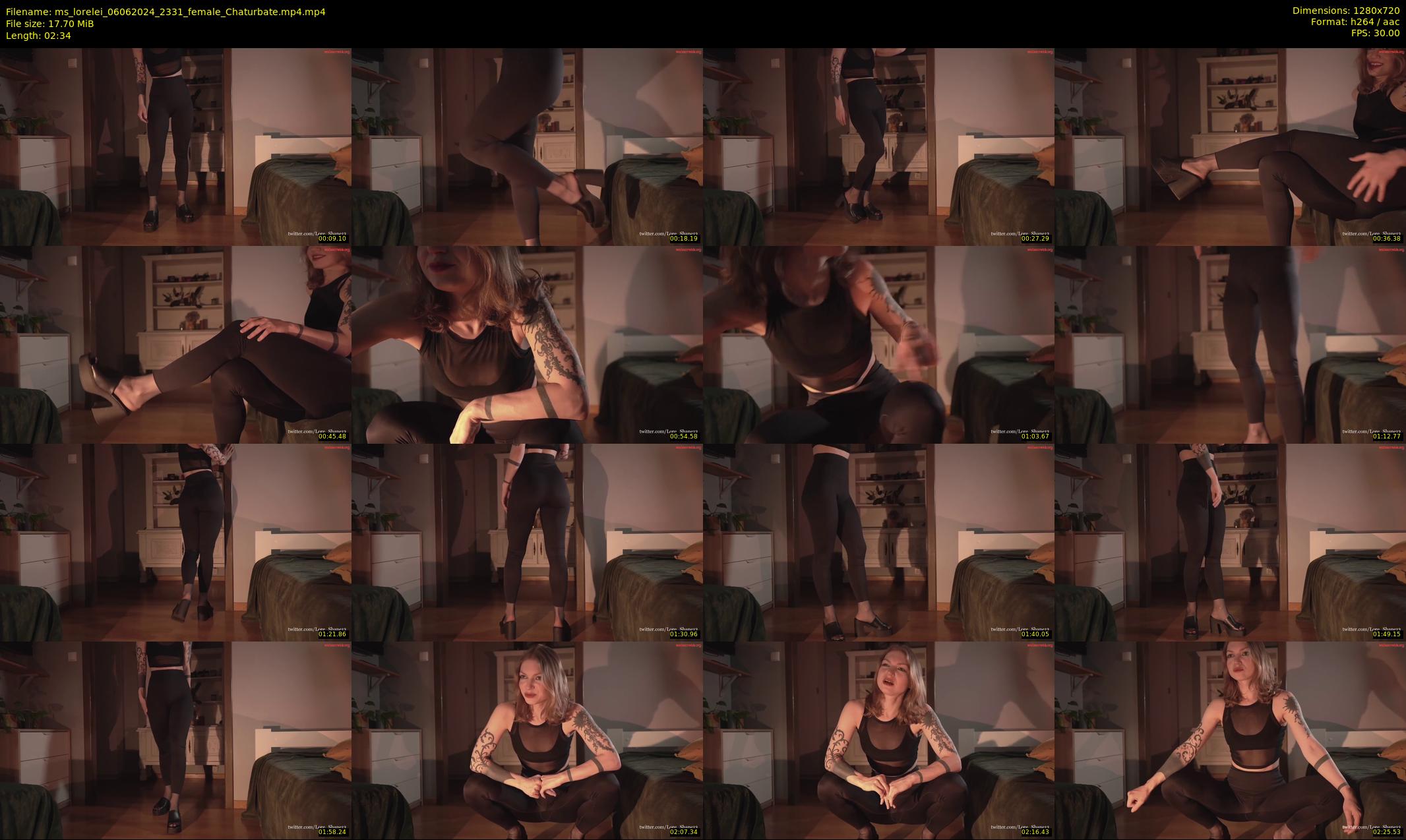 ms_lorelei — 3 minute Chaturbate female cam show recording, 720p, Jun 6, 2024