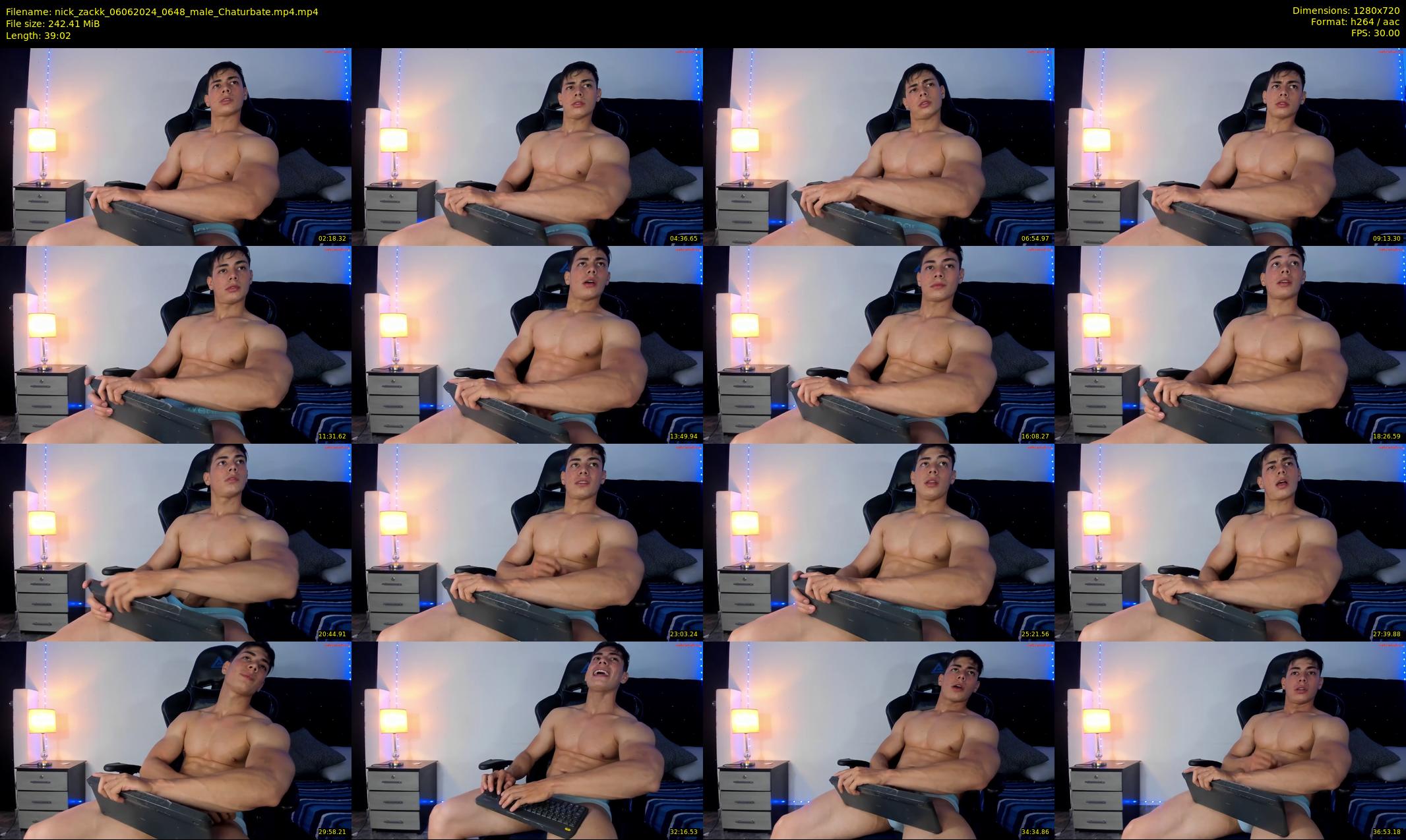 nick_zackk — 40 minute Chaturbate male cam show recording, 720p, Jun 6, 2024