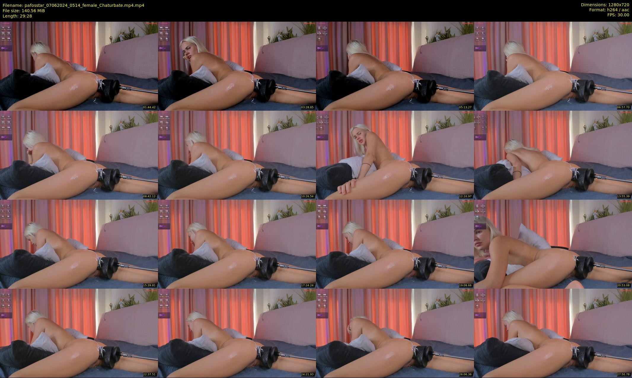 pafosstar — 30 minute Chaturbate female cam show recording, 720p, Jun 7, 2024