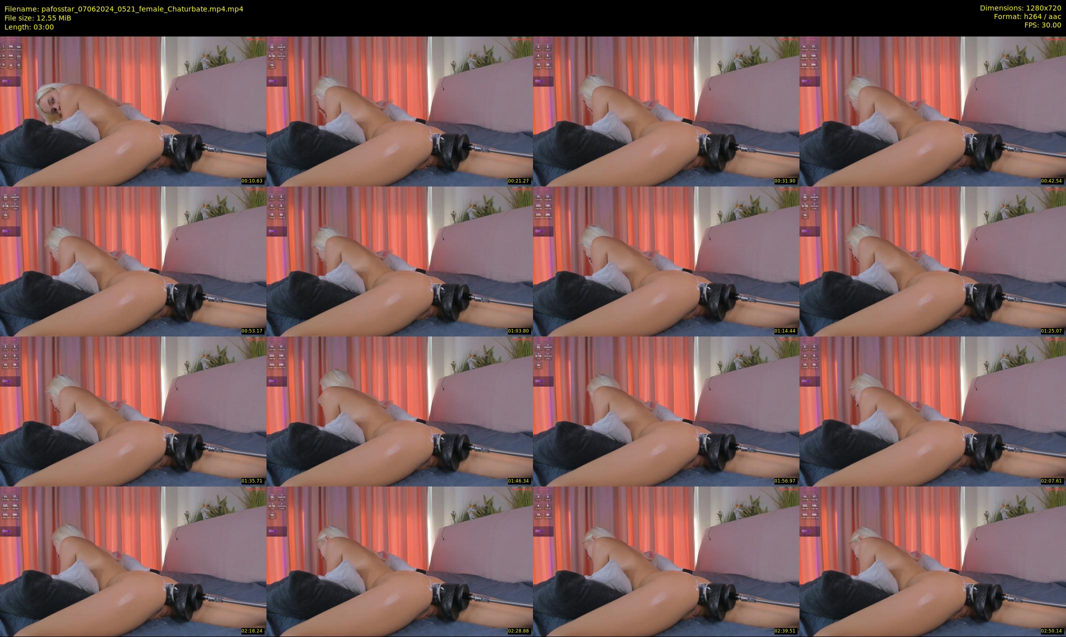 pafosstar — 3 minute Chaturbate female cam show recording, 720p, Jun 7, 2024