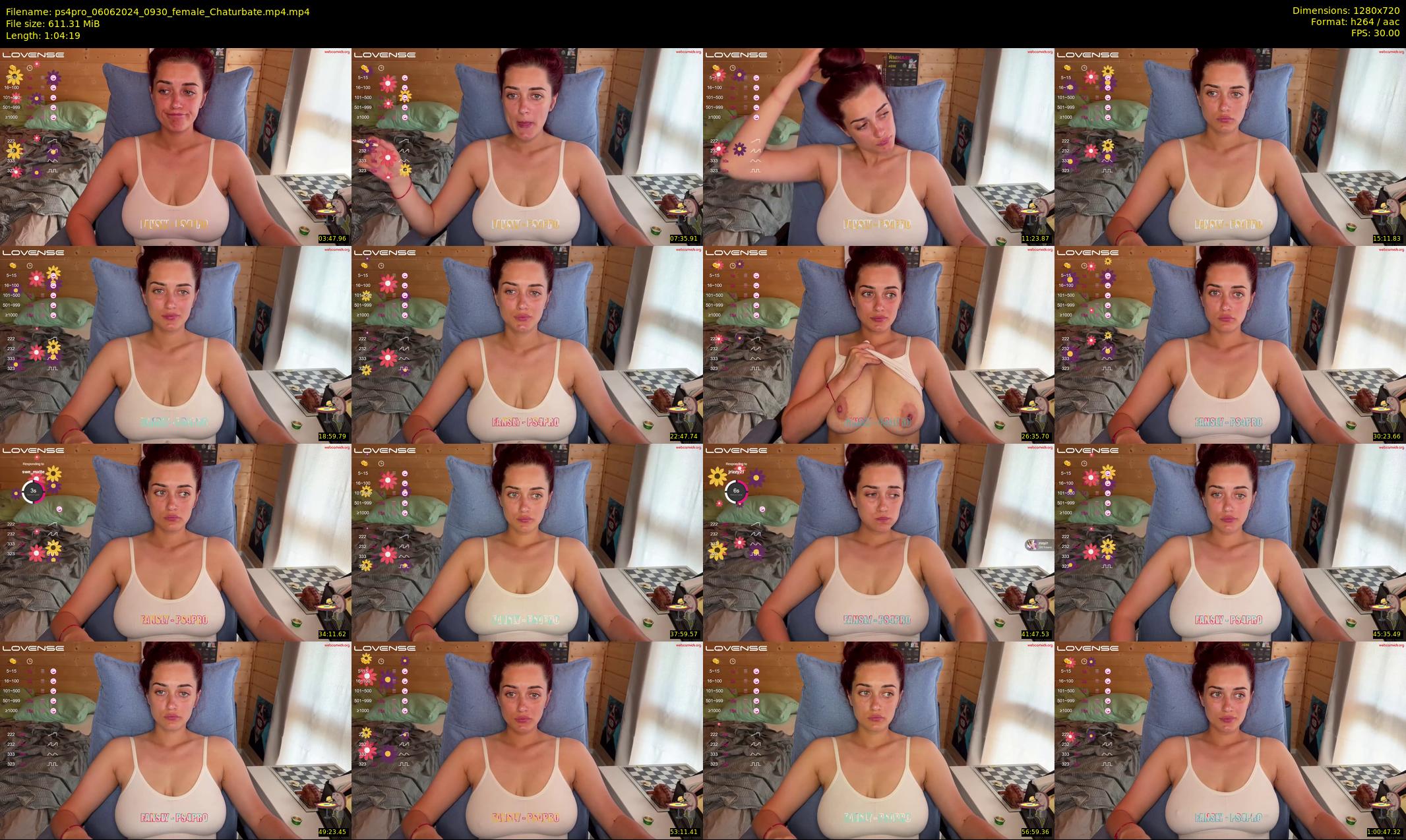 ps4pro — 65 minute Chaturbate female cam show recording, 720p, Jun 6, 2024