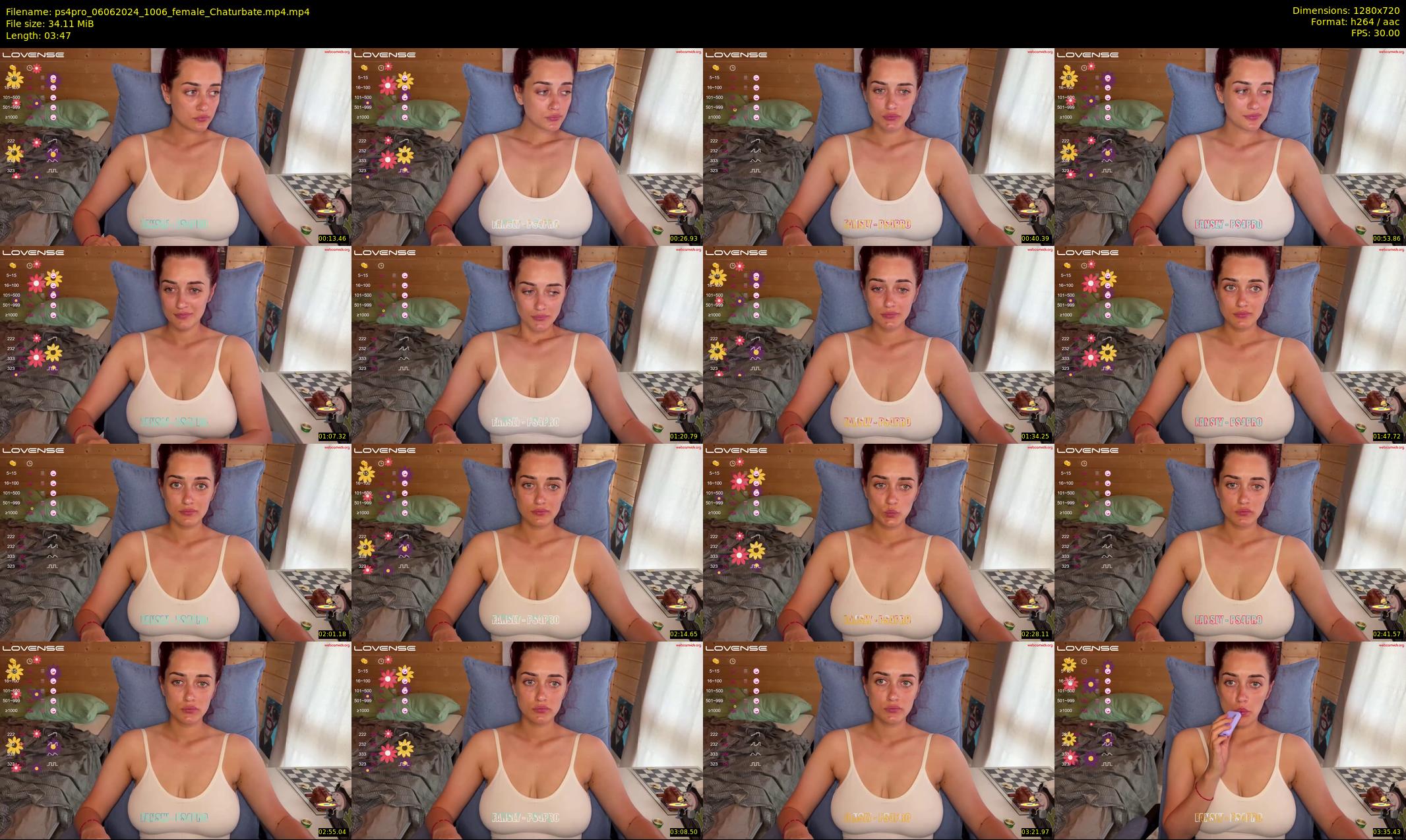 ps4pro — 4 minute Chaturbate female cam show recording, 720p, Jun 6, 2024