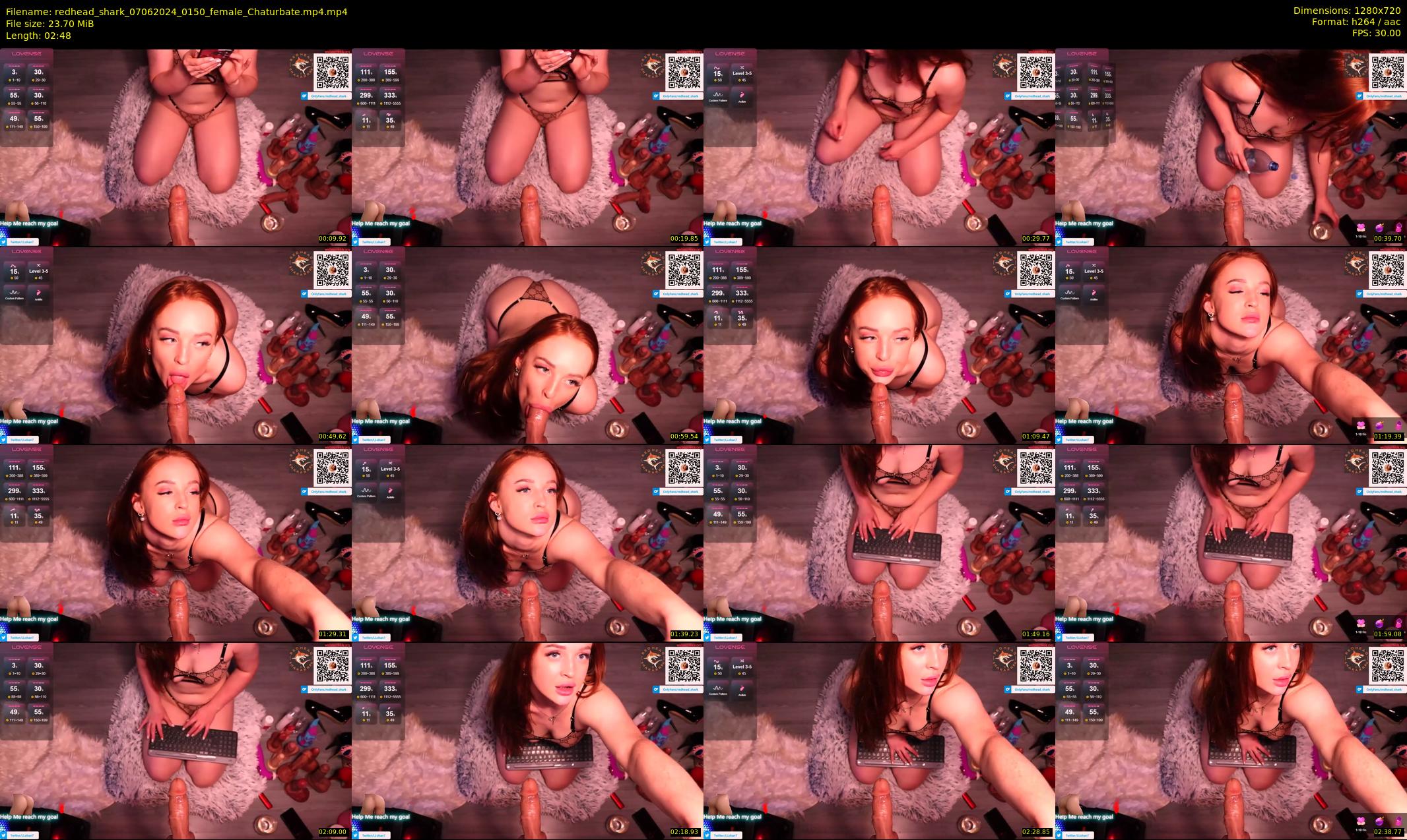 redhead_shark — 3 minute Chaturbate female cam show recording, 720p, Jun 7, 2024