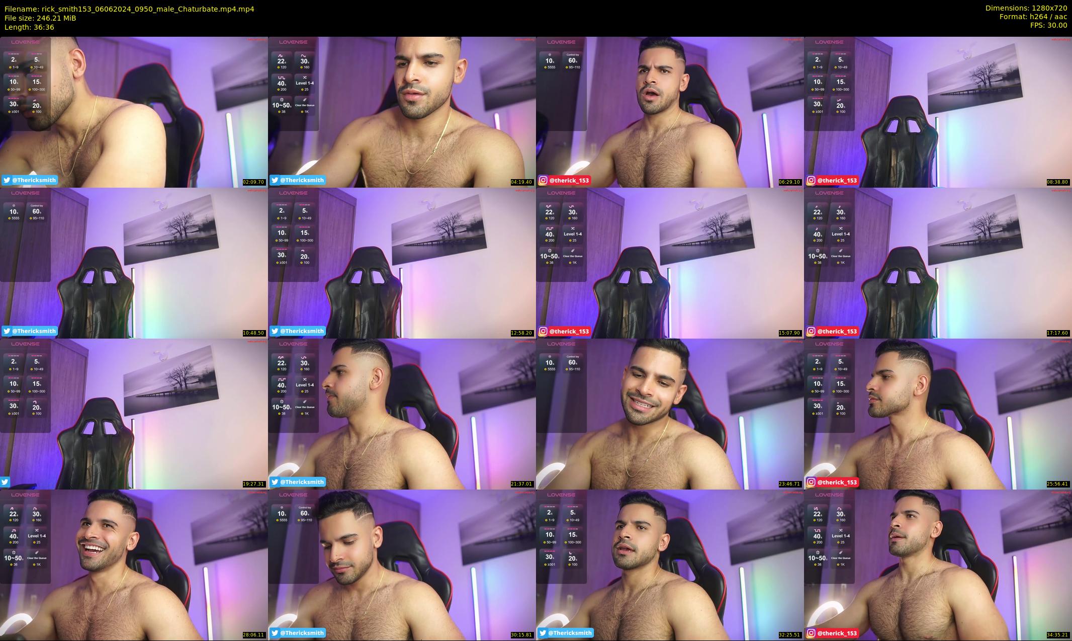 rick_smith153 — 37 minute Chaturbate male cam show recording, 720p, Jun 6, 2024
