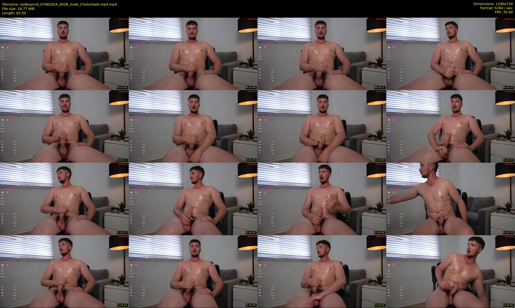 sadboycnd — 3 minute Chaturbate male cam show recording, 720p, Jun 7, 2024