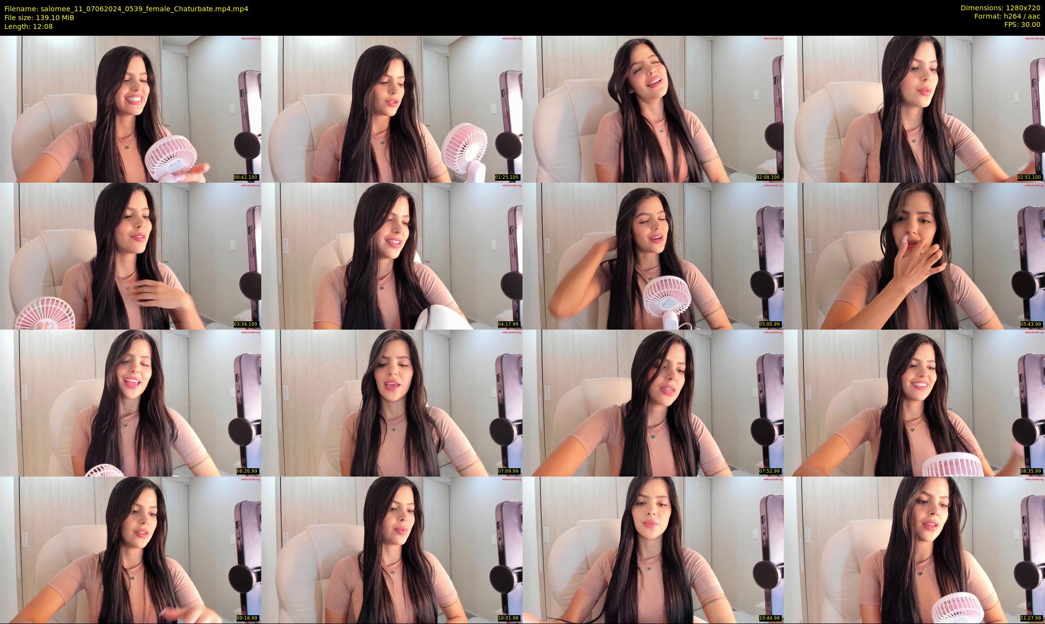 salomee_11 — 13 minute Chaturbate female cam show recording, 720p, Jun 7, 2024