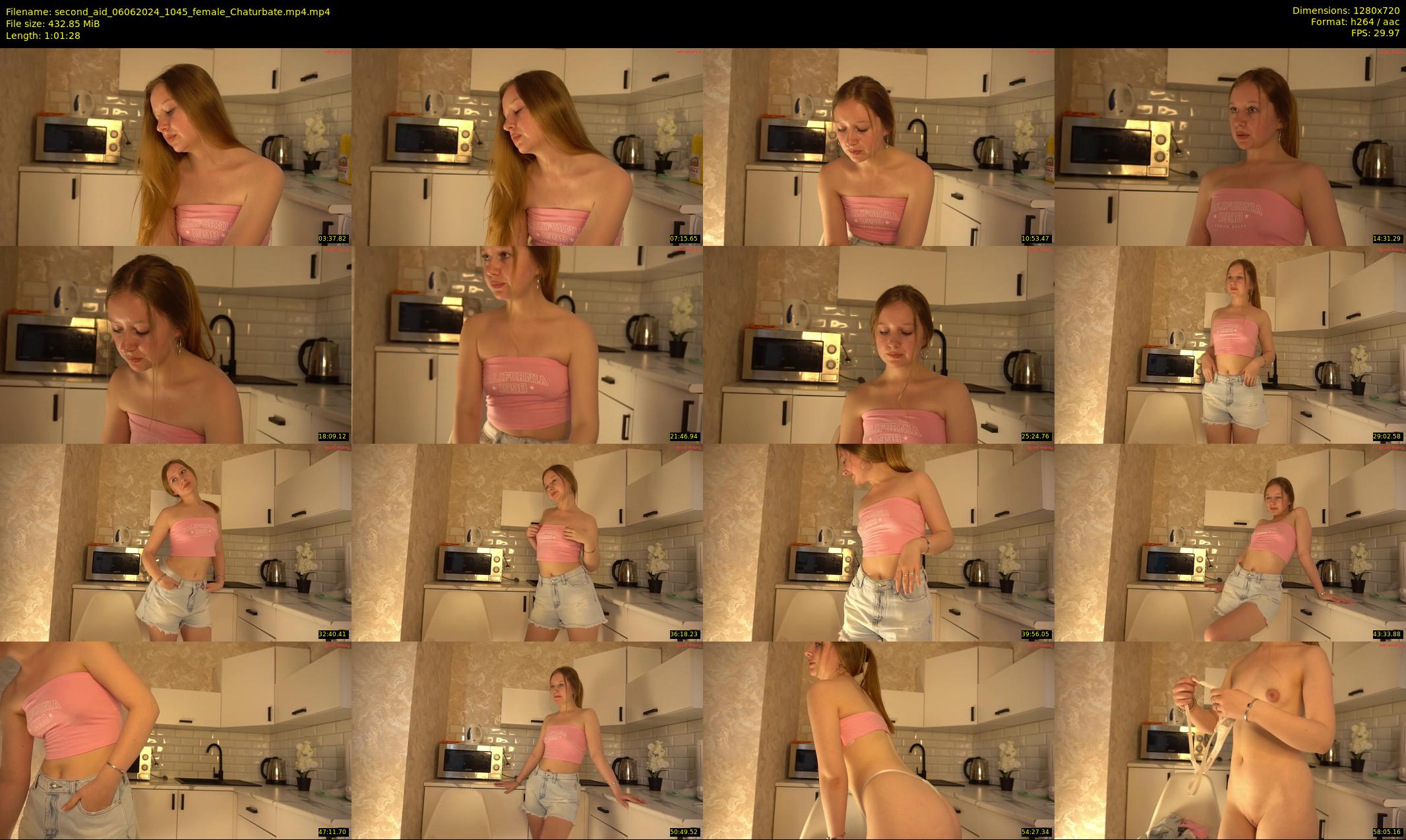 second_aid — 62 minute Chaturbate female cam show recording, 720p, Jun 6, 2024